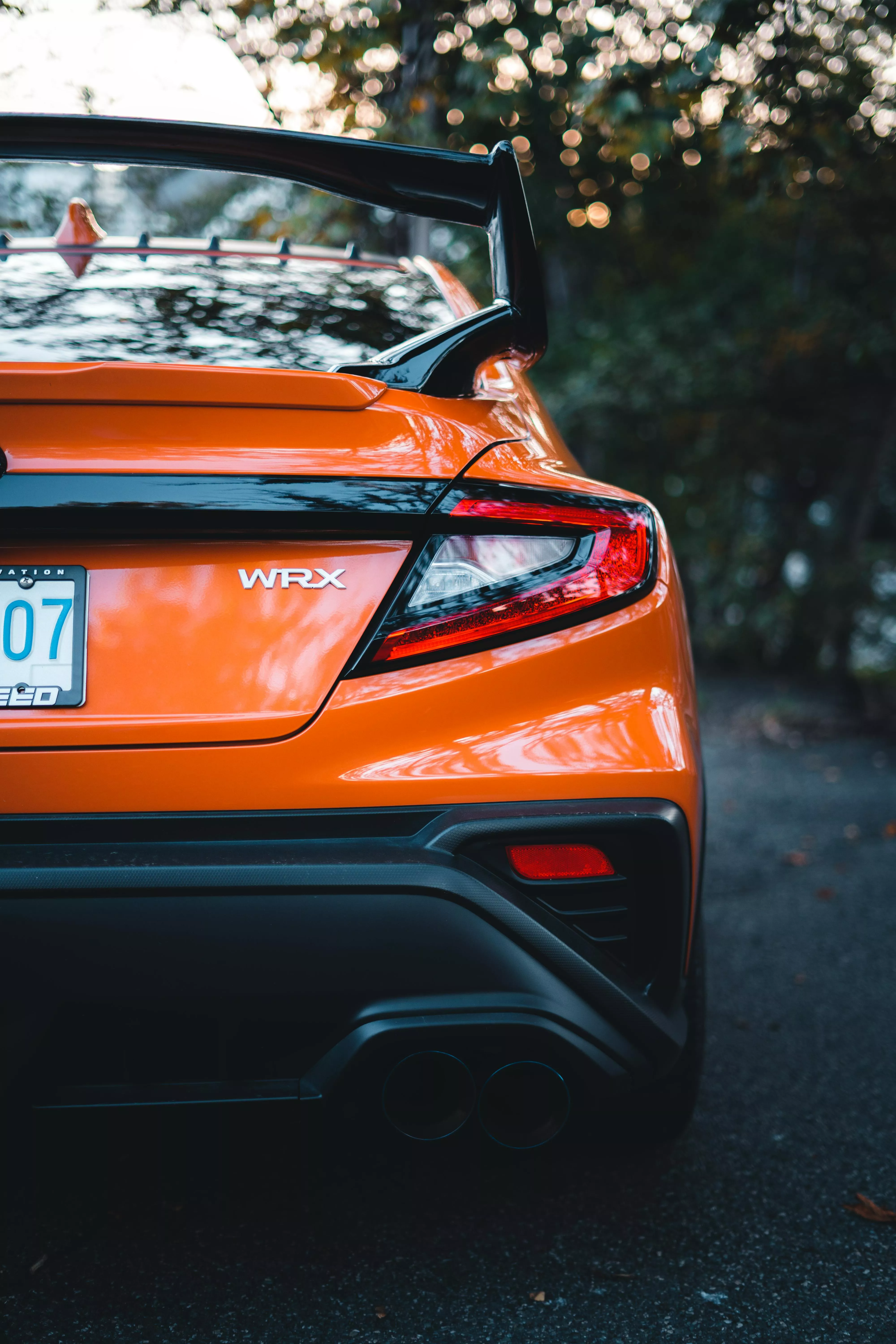 Orange Car on a Road · Free