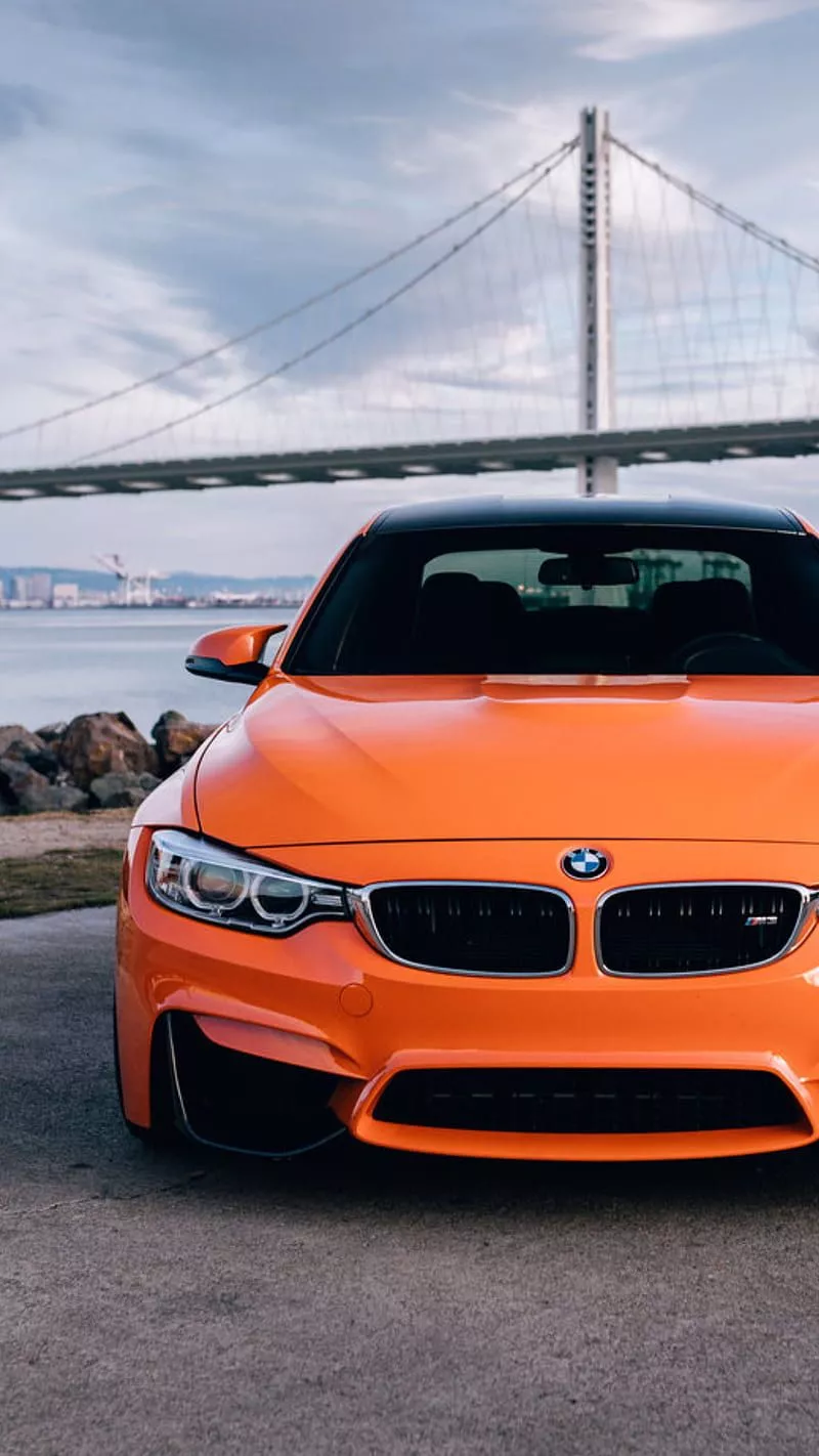 M4 GTS, bmw, orange, car, supercar