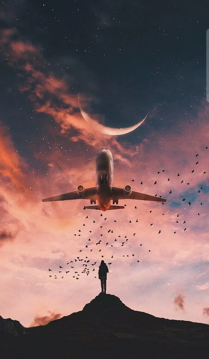 Plane, airport, HD phone wallpaper
