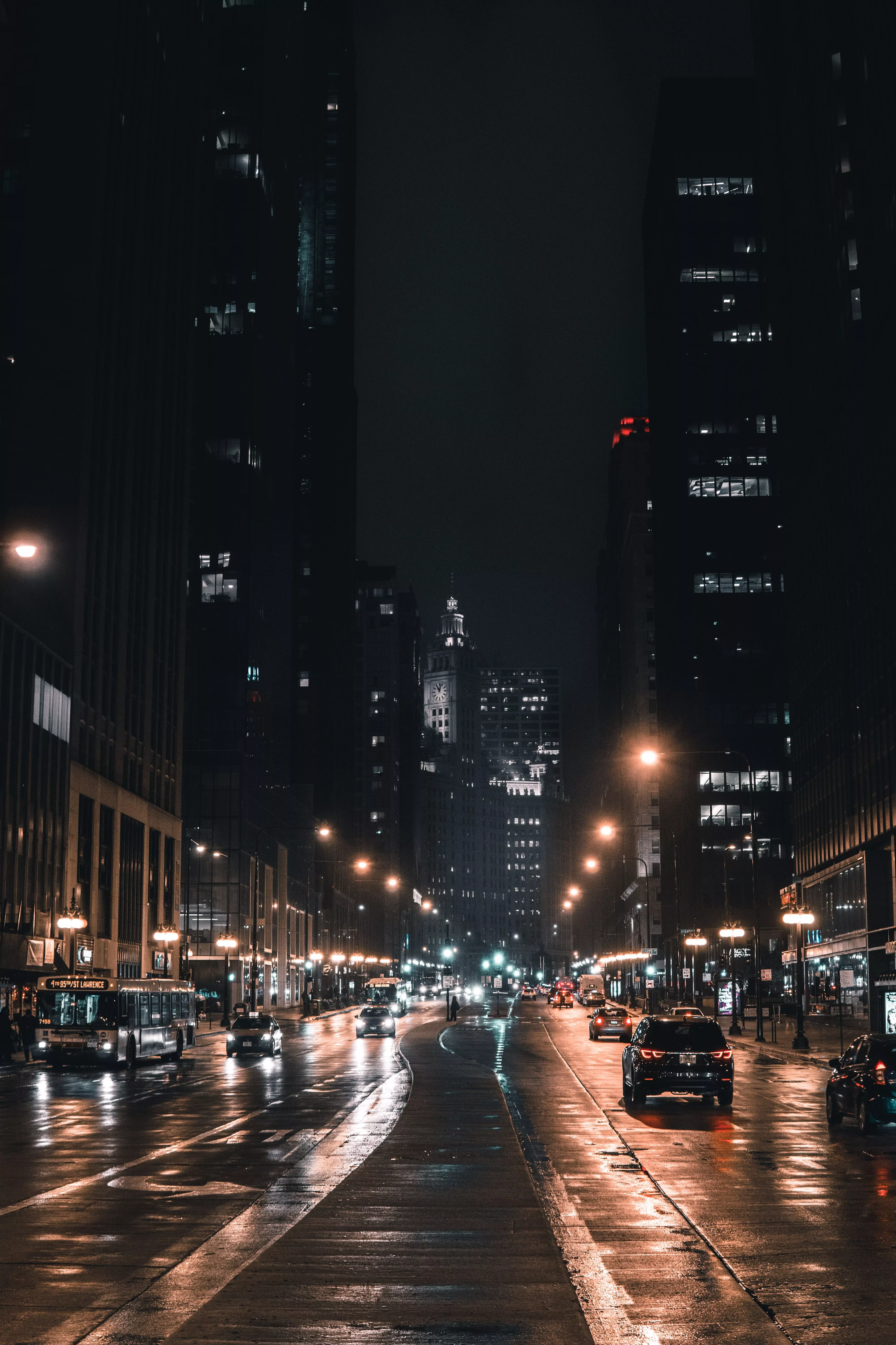 Night City wallpaper for mobile phone