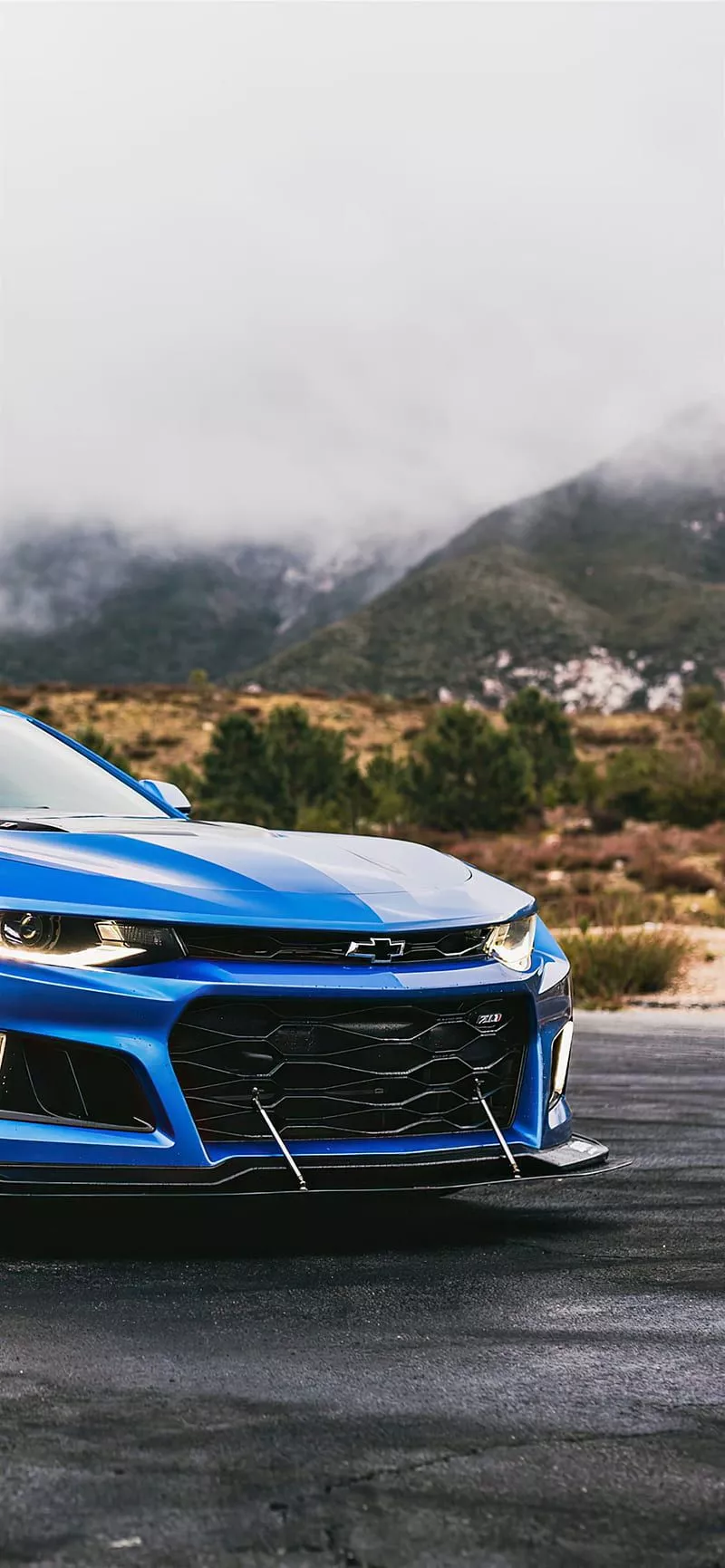Chevrolet camaro zl1 iPhone, Blue Chevy