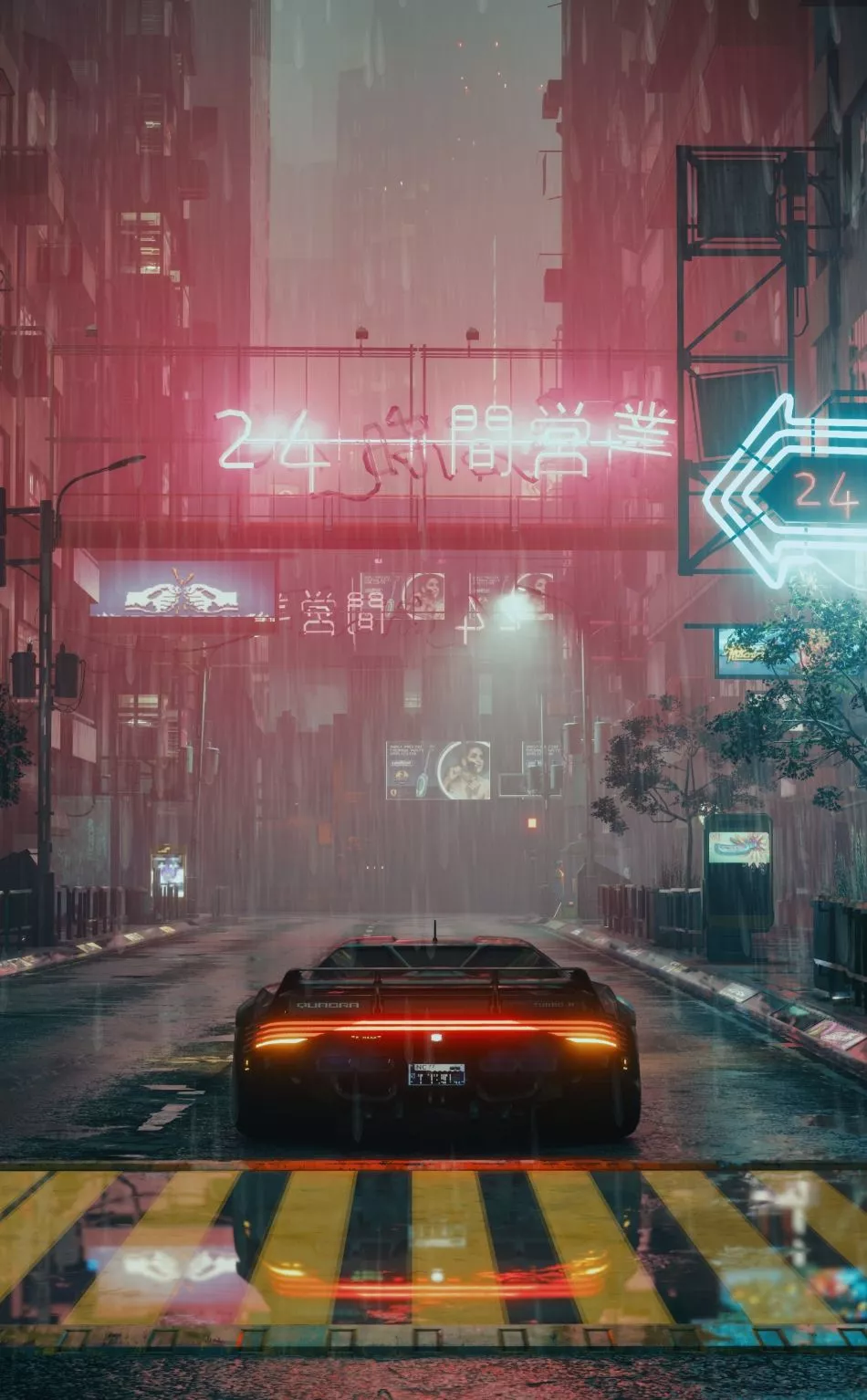 wallpaper 950x1534 cyberpunk, game