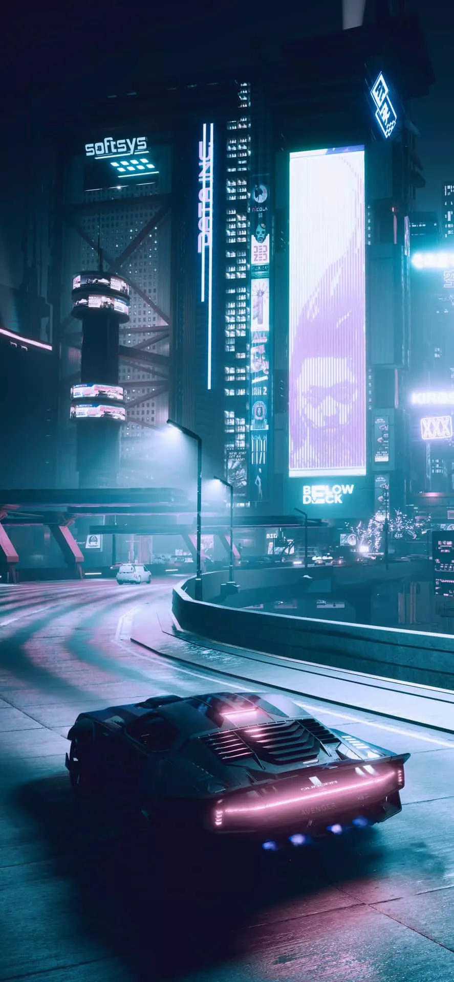 iPhone X Cyberpunk 2077 Background