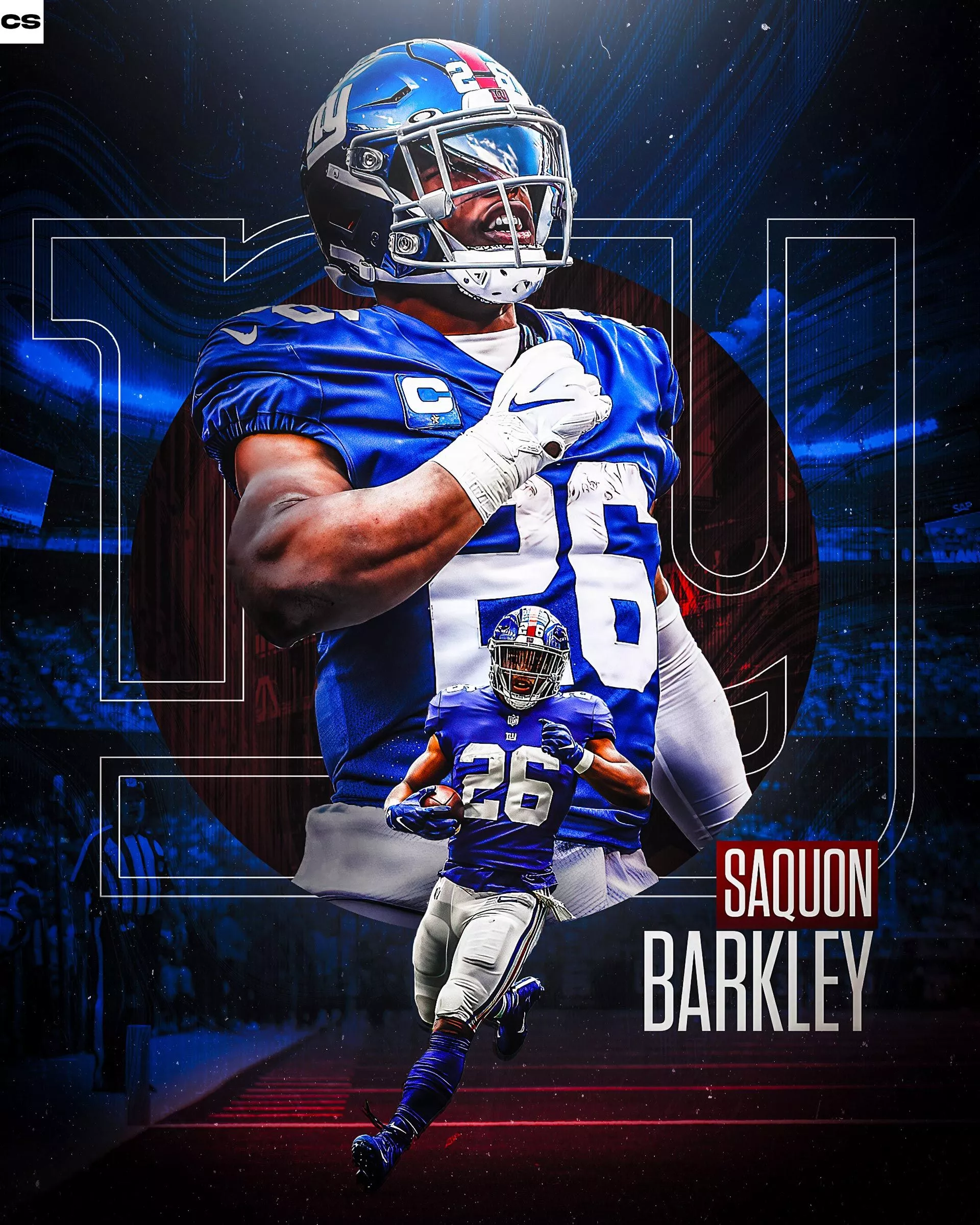 Saquon Barkley NY Giants HD Wallpaper