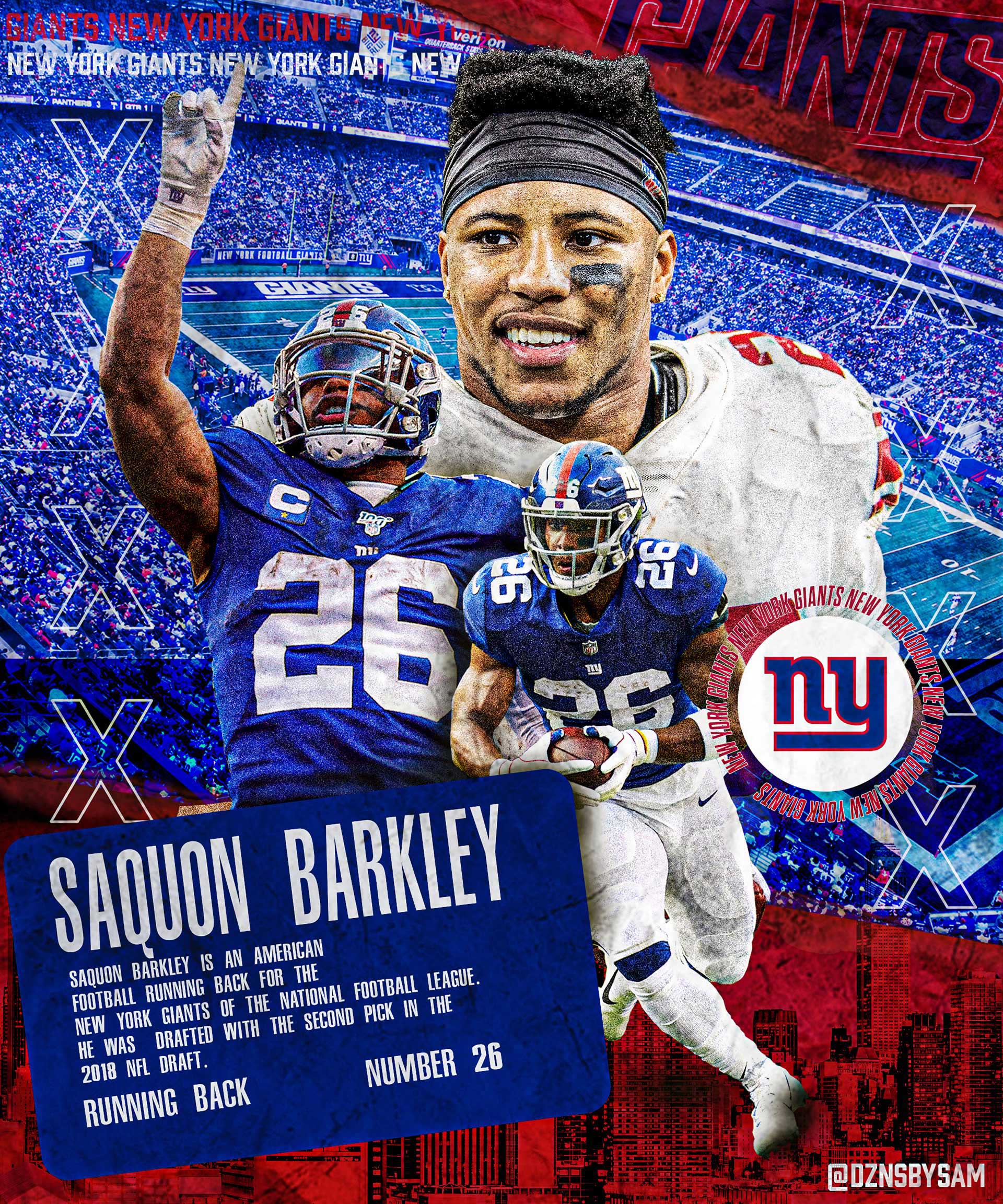 Saquon Barkley HD Wallpaper