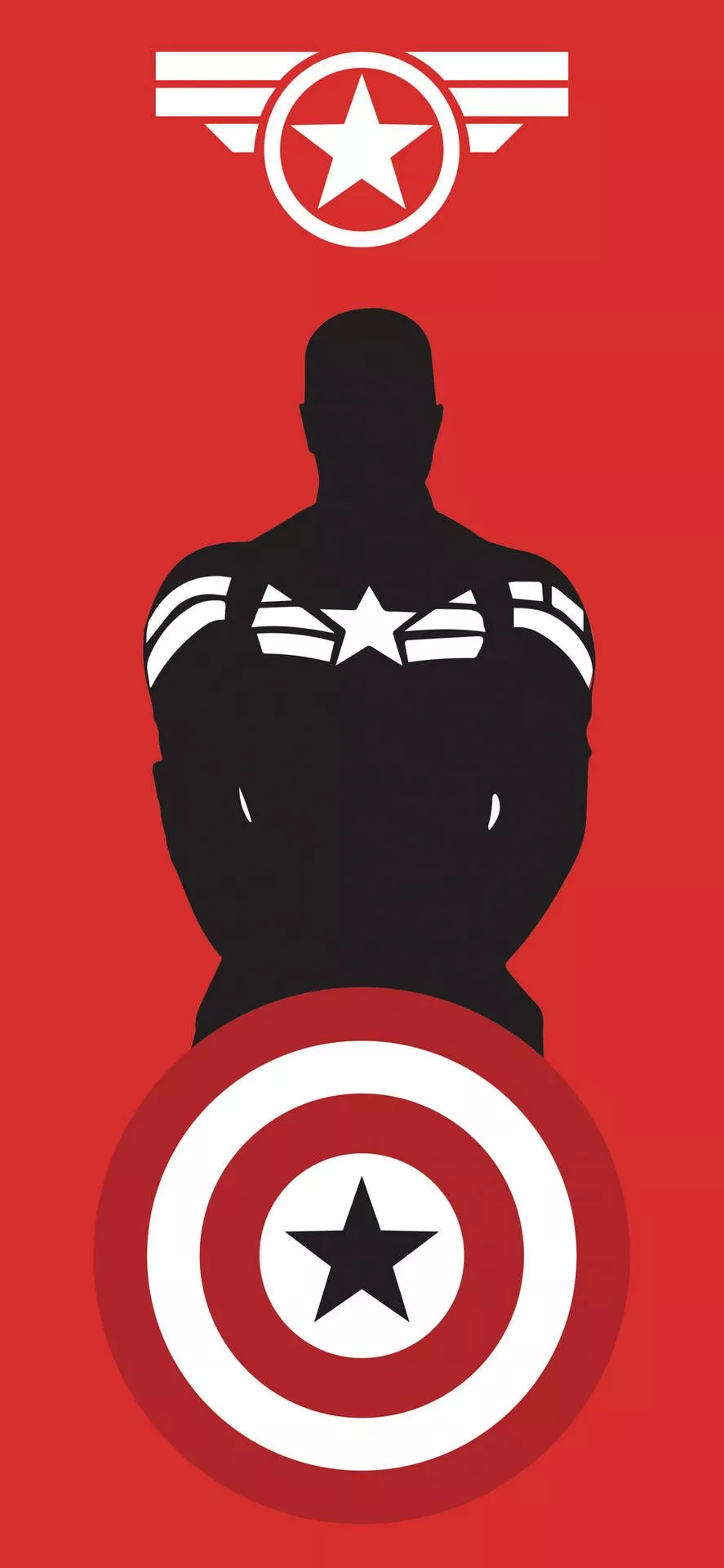 Red Captain America 4k Marvel iPhone