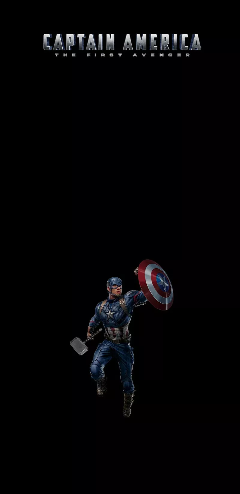 Captain America Wallpaper 4K, Falcon, Shield, Marvel Comics