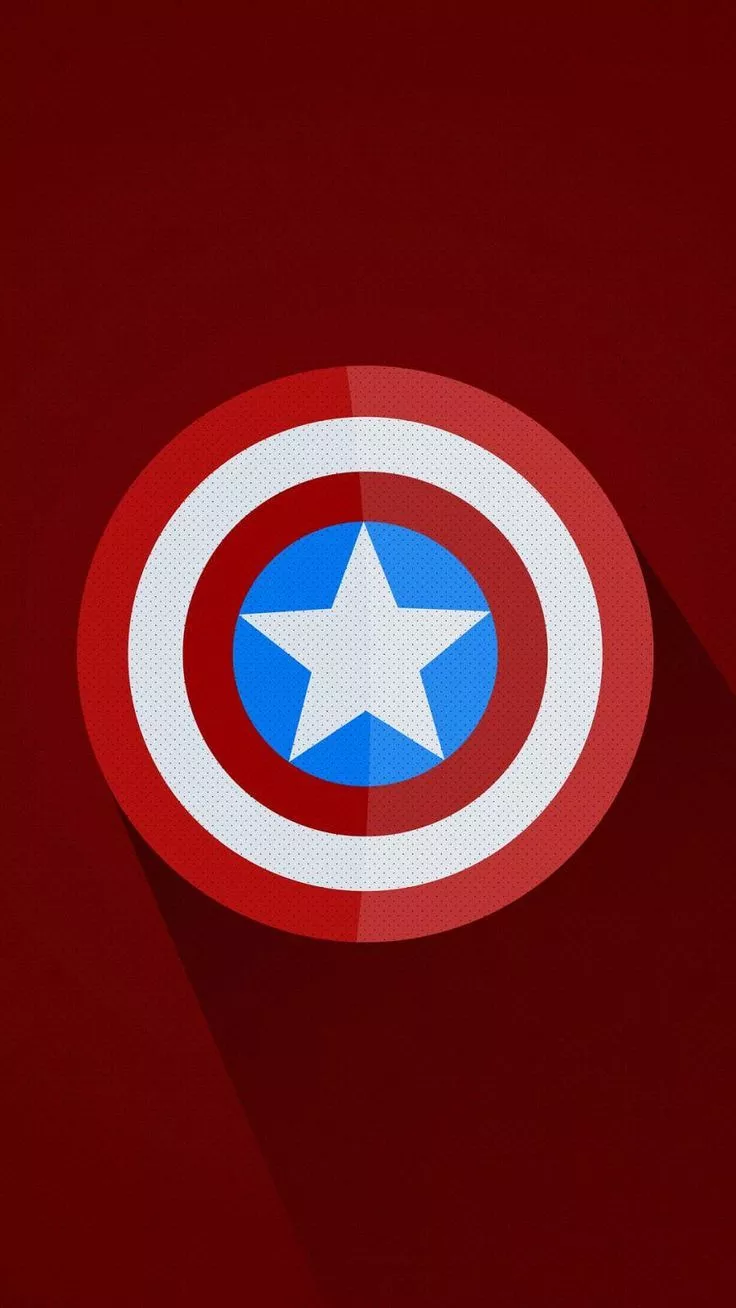 Captain America Minimal Logo iPhone