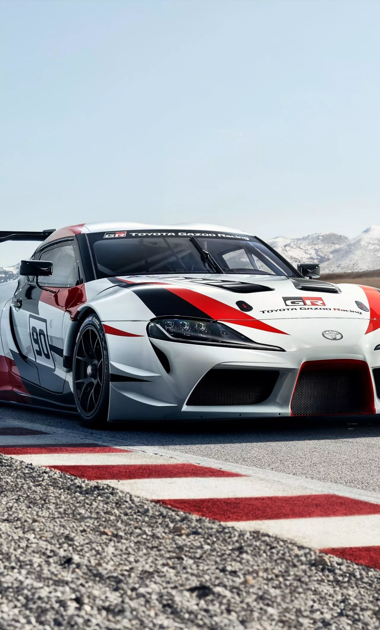 Download wallpaper 1280x2120 toyota gr