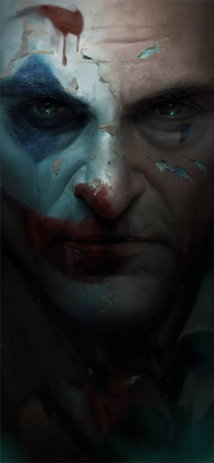 joker movie closeup art iPhone 11
