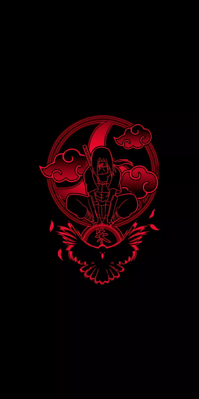 Itachi, angel, ghost, team, HD phone