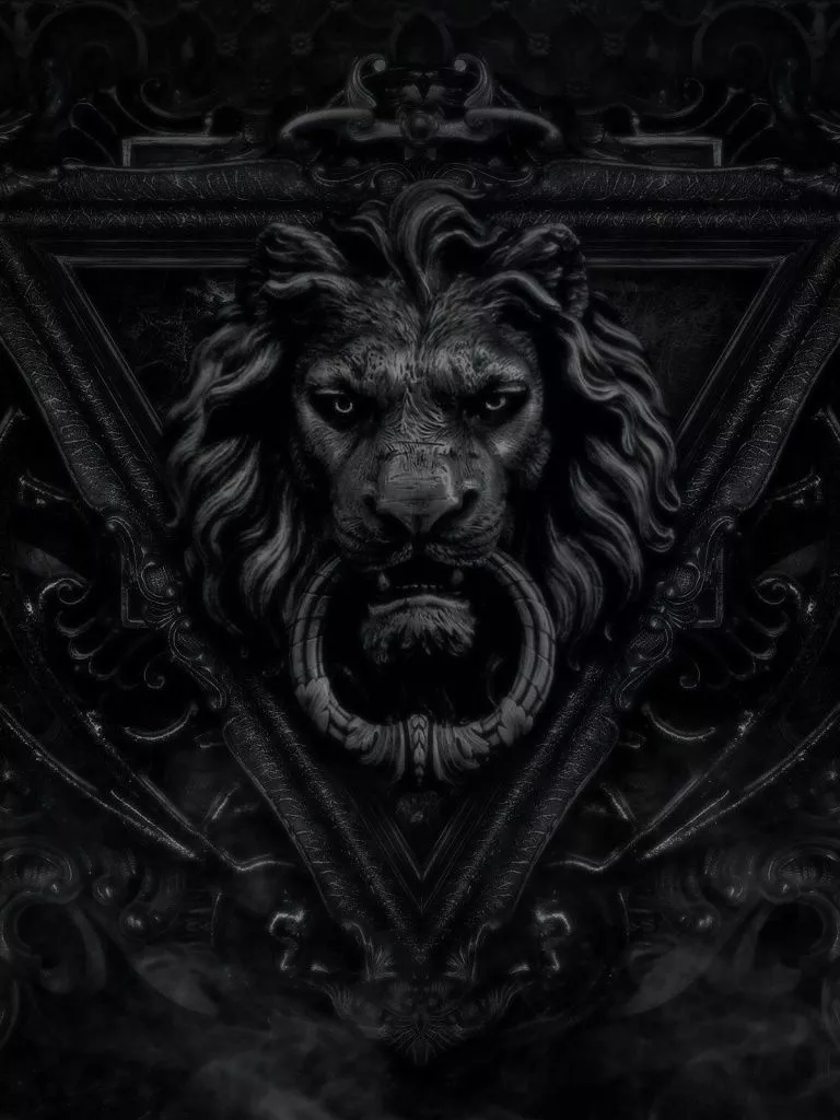 Dark Gothic Lion Ultra HD Wallpaper