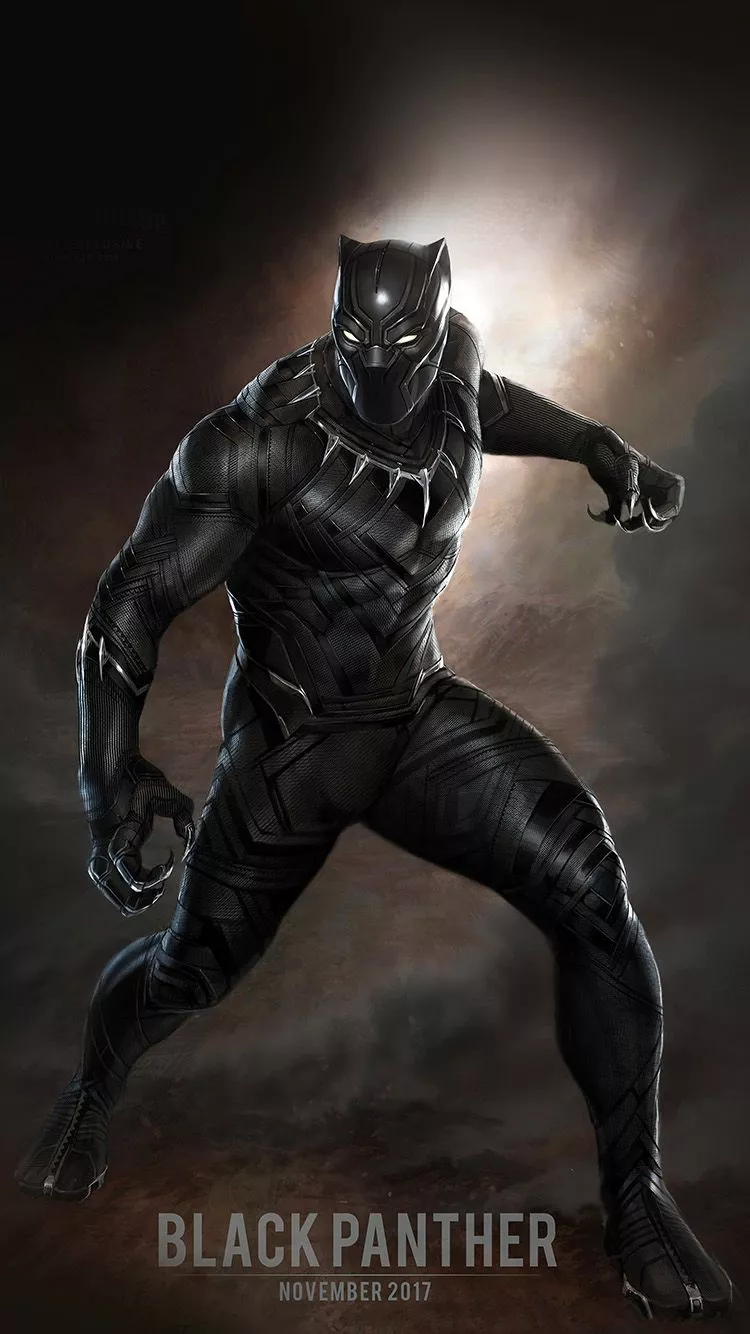 Black Panther Art Hero Captain