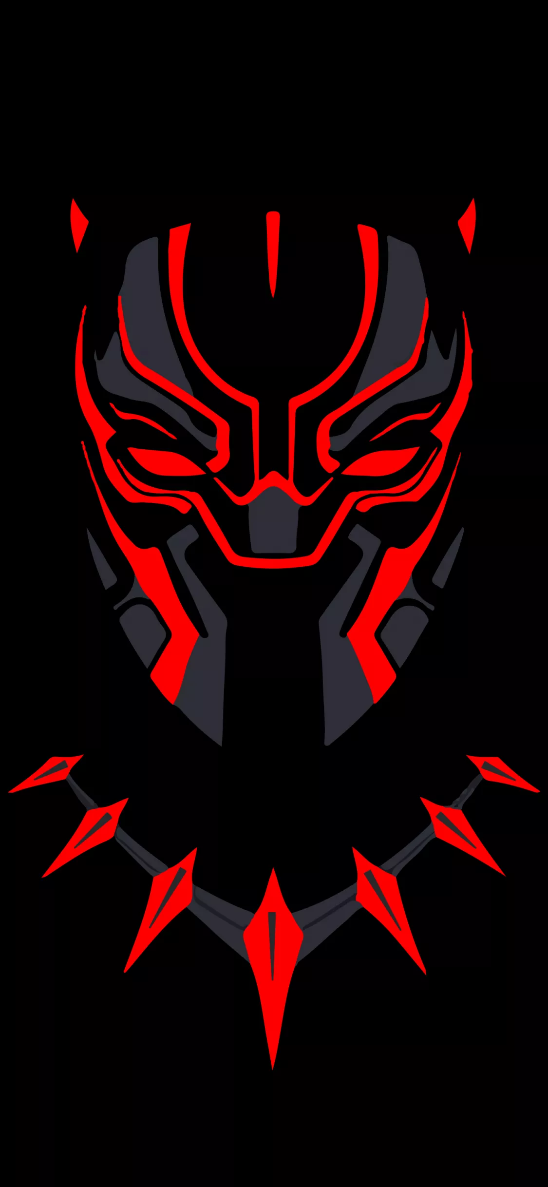 Black Panther Wallpaper 4K, Minimal art
