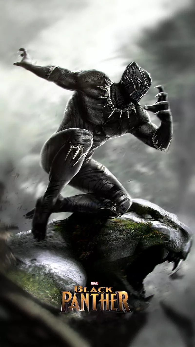 Black panther, black, marvel, panther