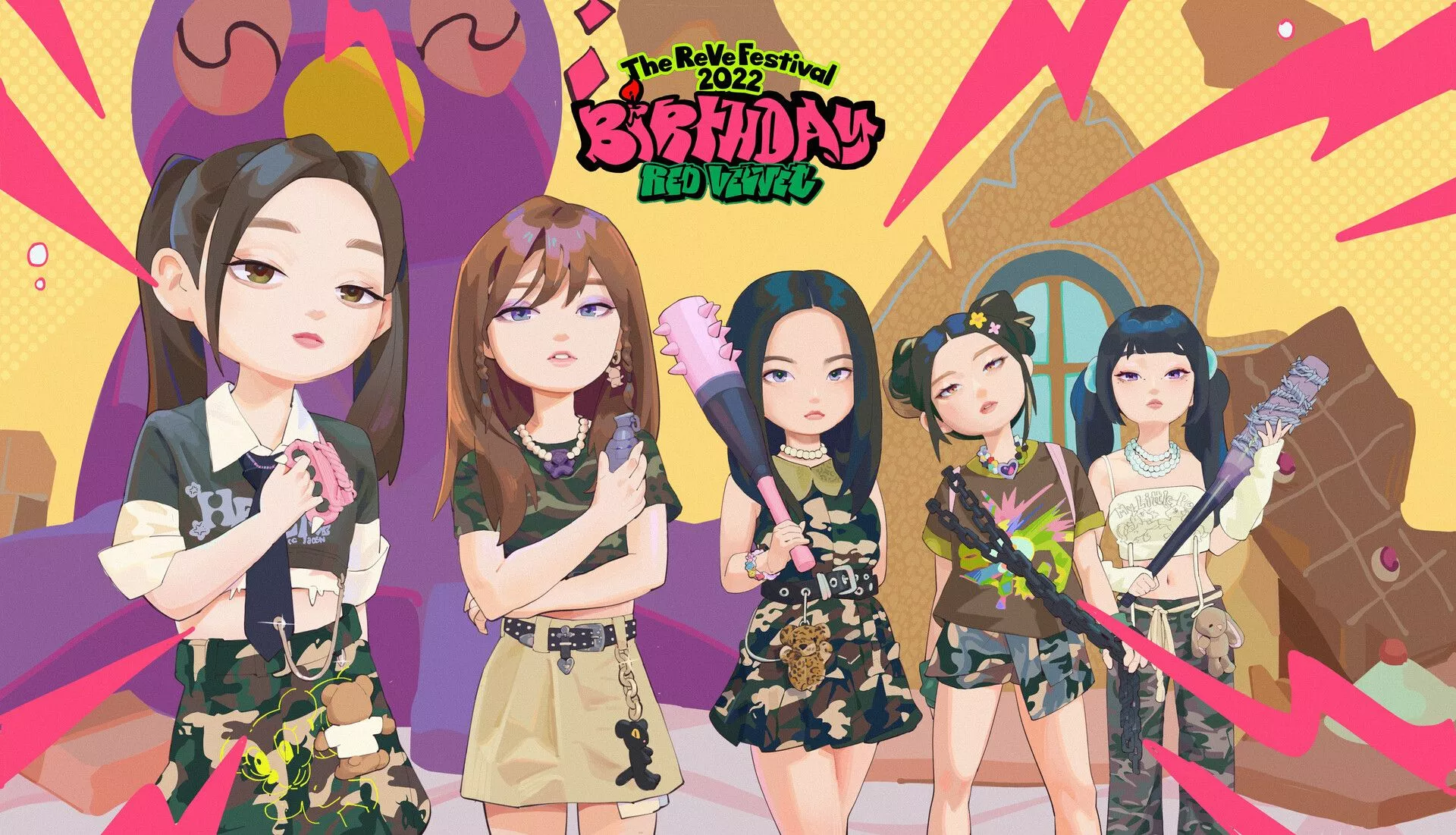 Red Velvet birthday ep fanart
