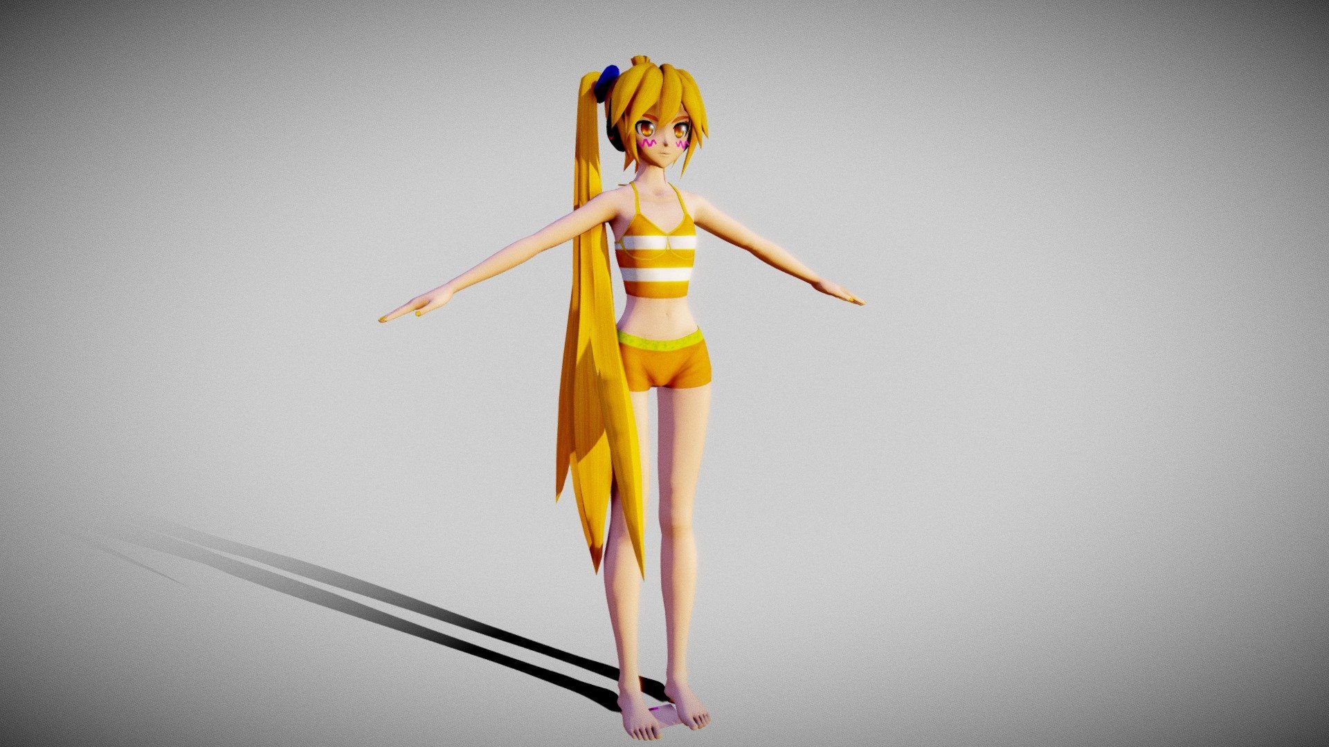 Akita Neru Swimwear Free 3D