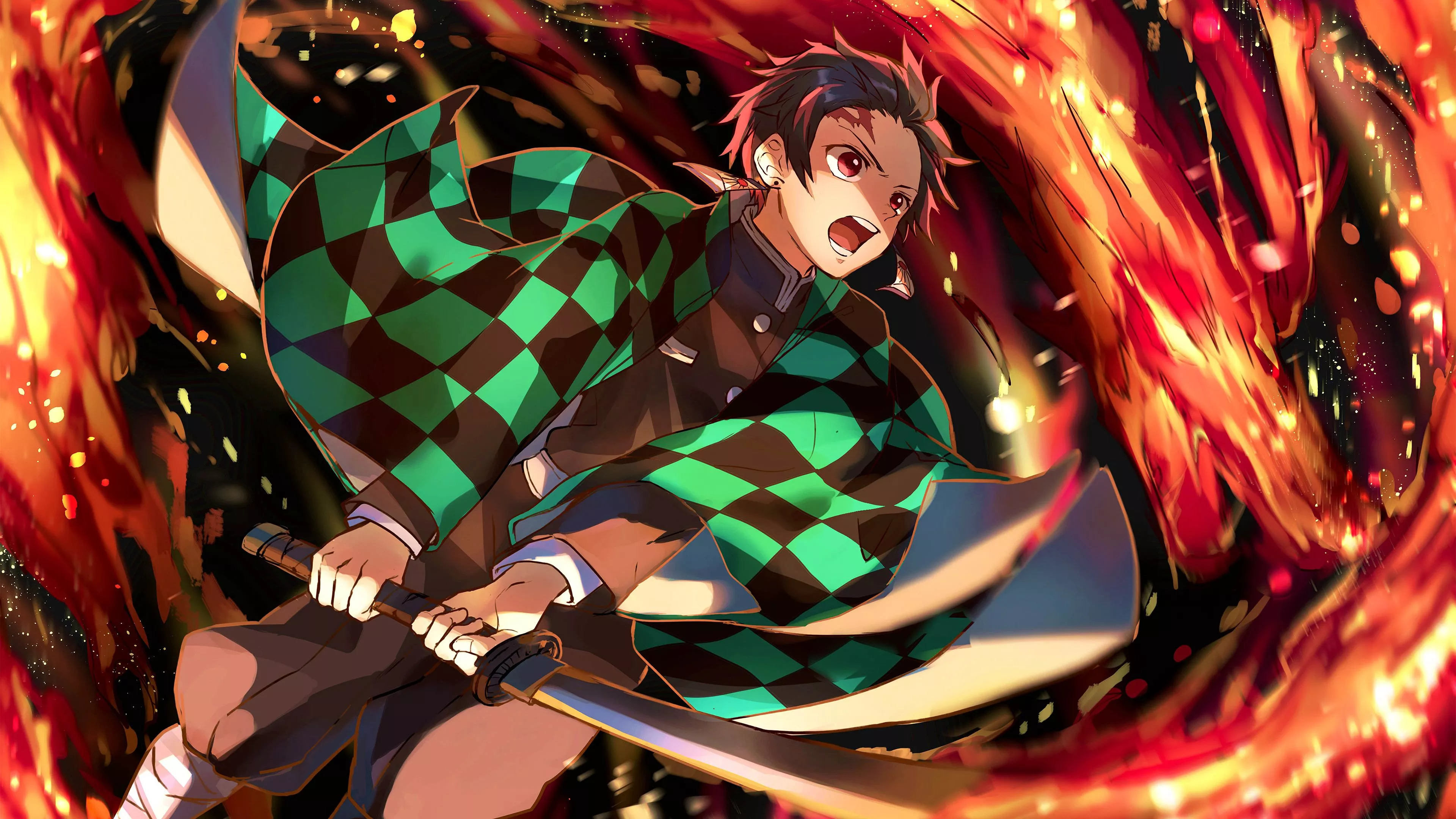 Tanjiro Kamado UHD Wallpaper
