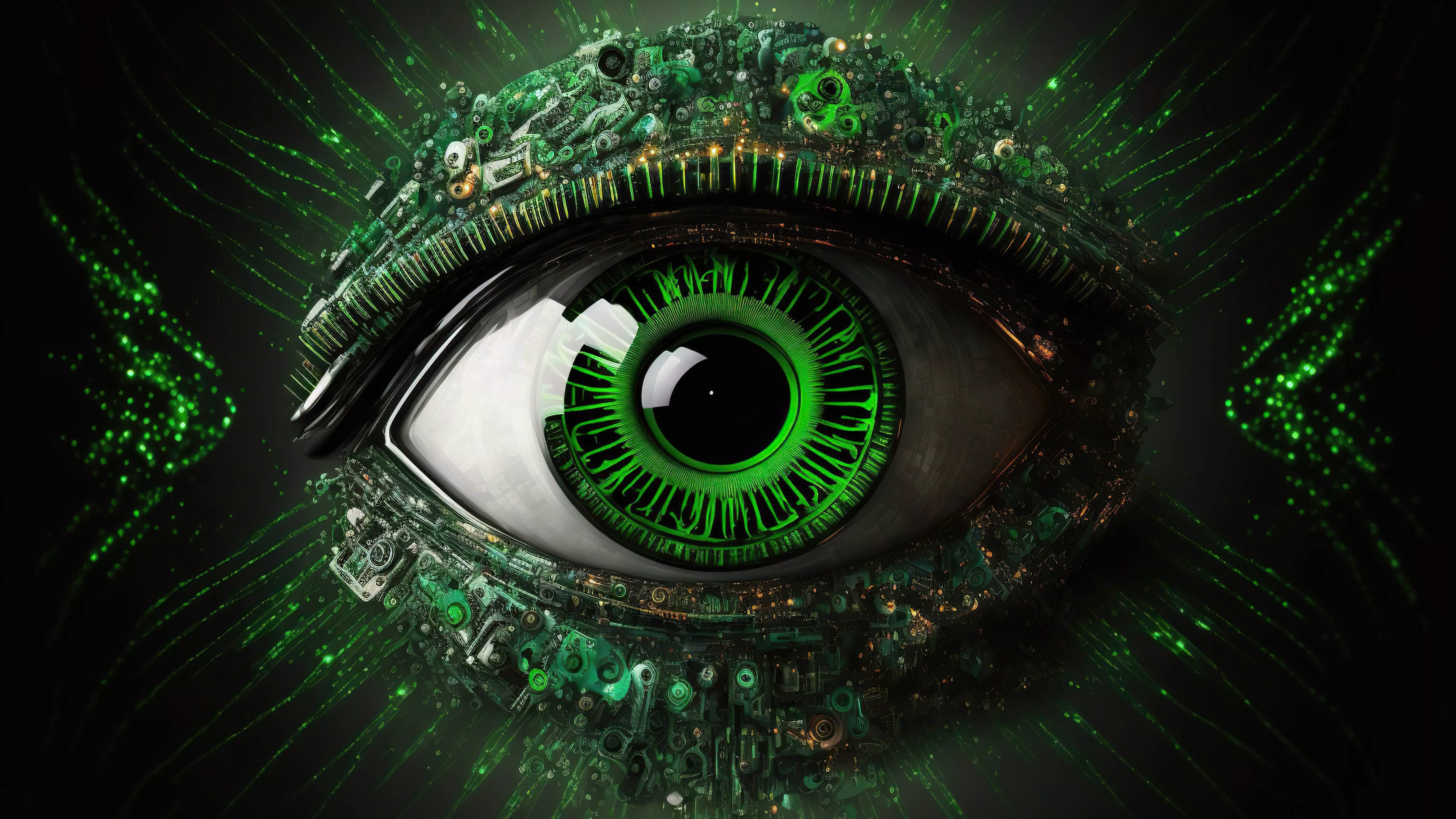 Cyber eye Wallpaper