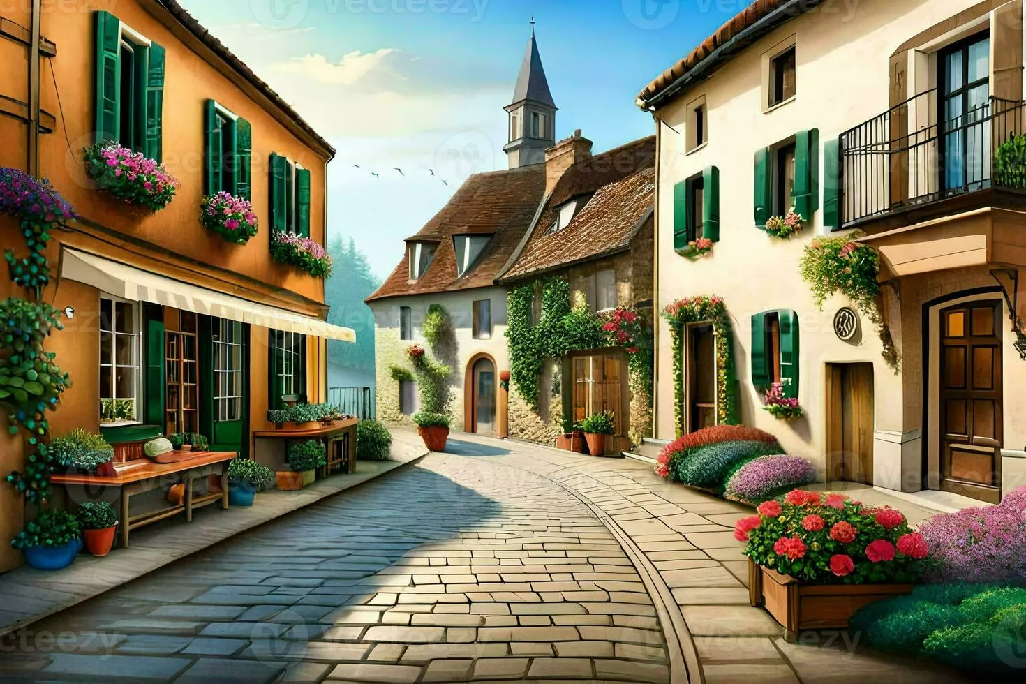 European Village Image