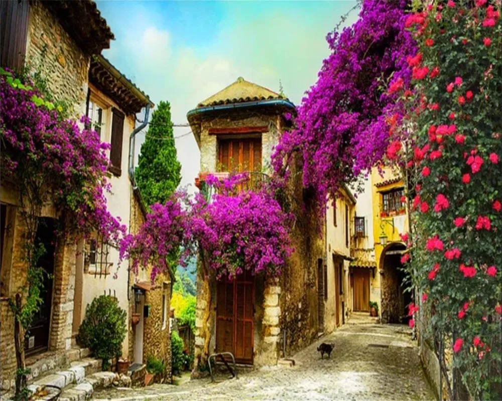 Romantic Landscape 3D Mural Most
