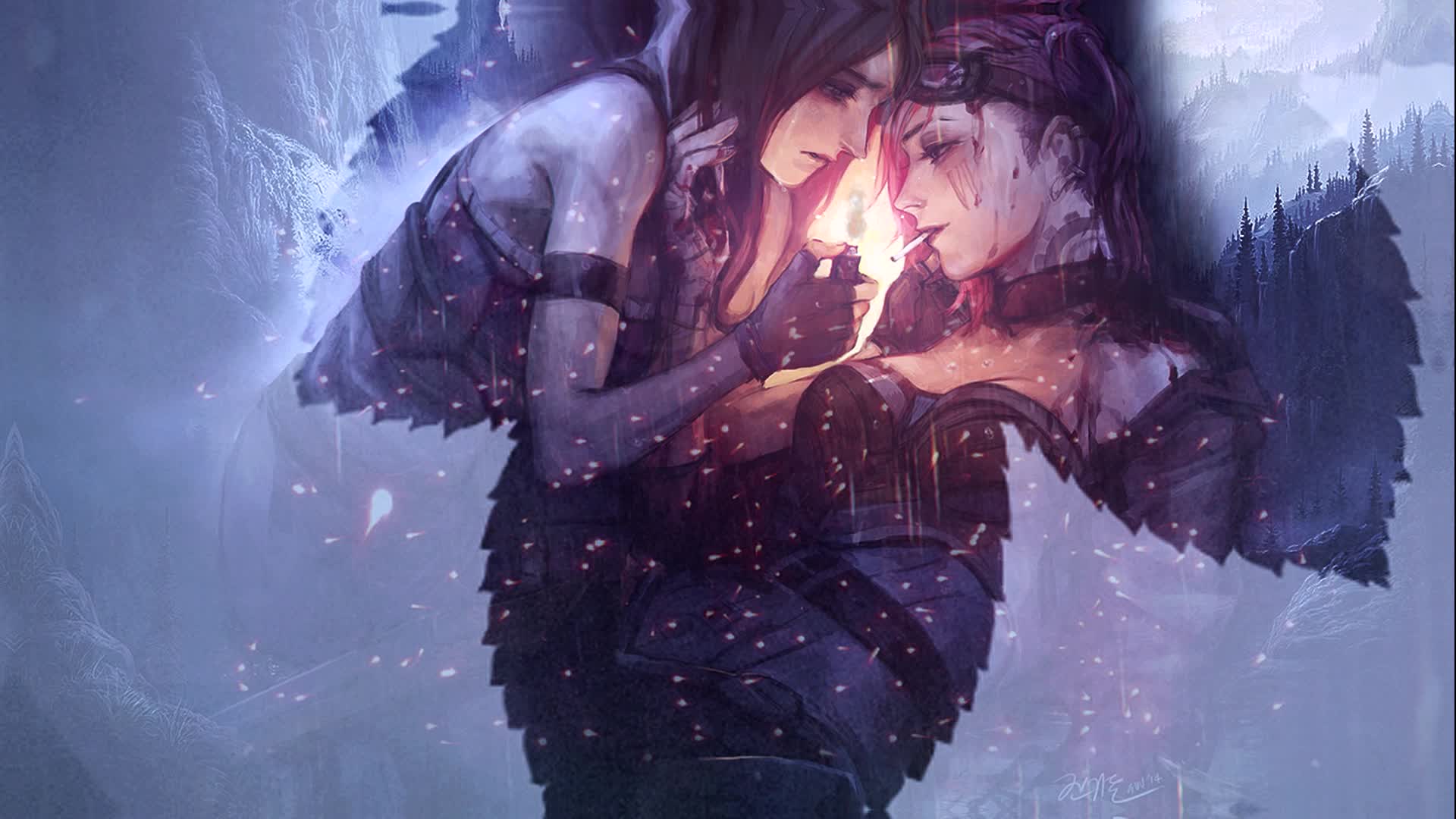 Vi and Caitlyn