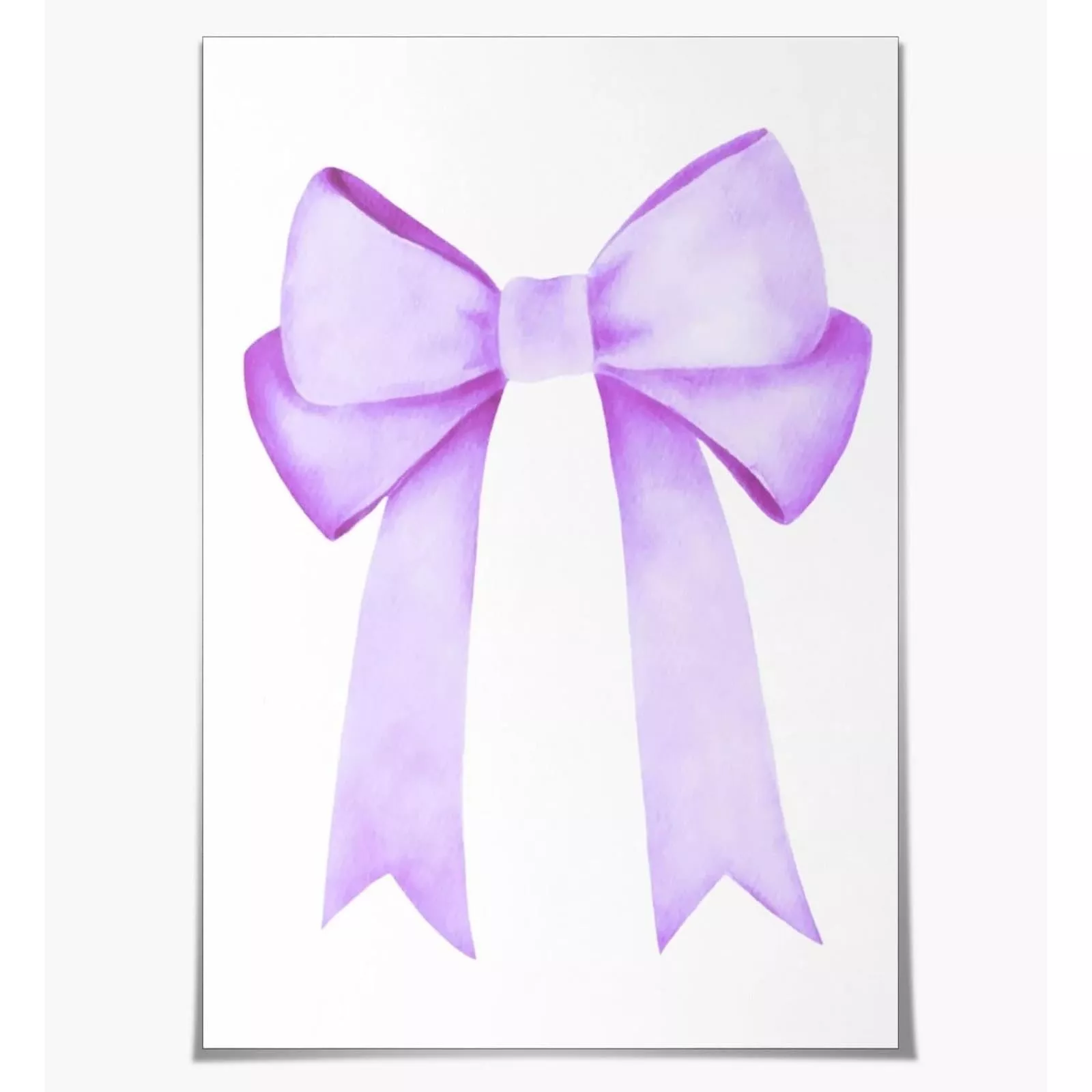 BROJAQXXX Cute purple bow