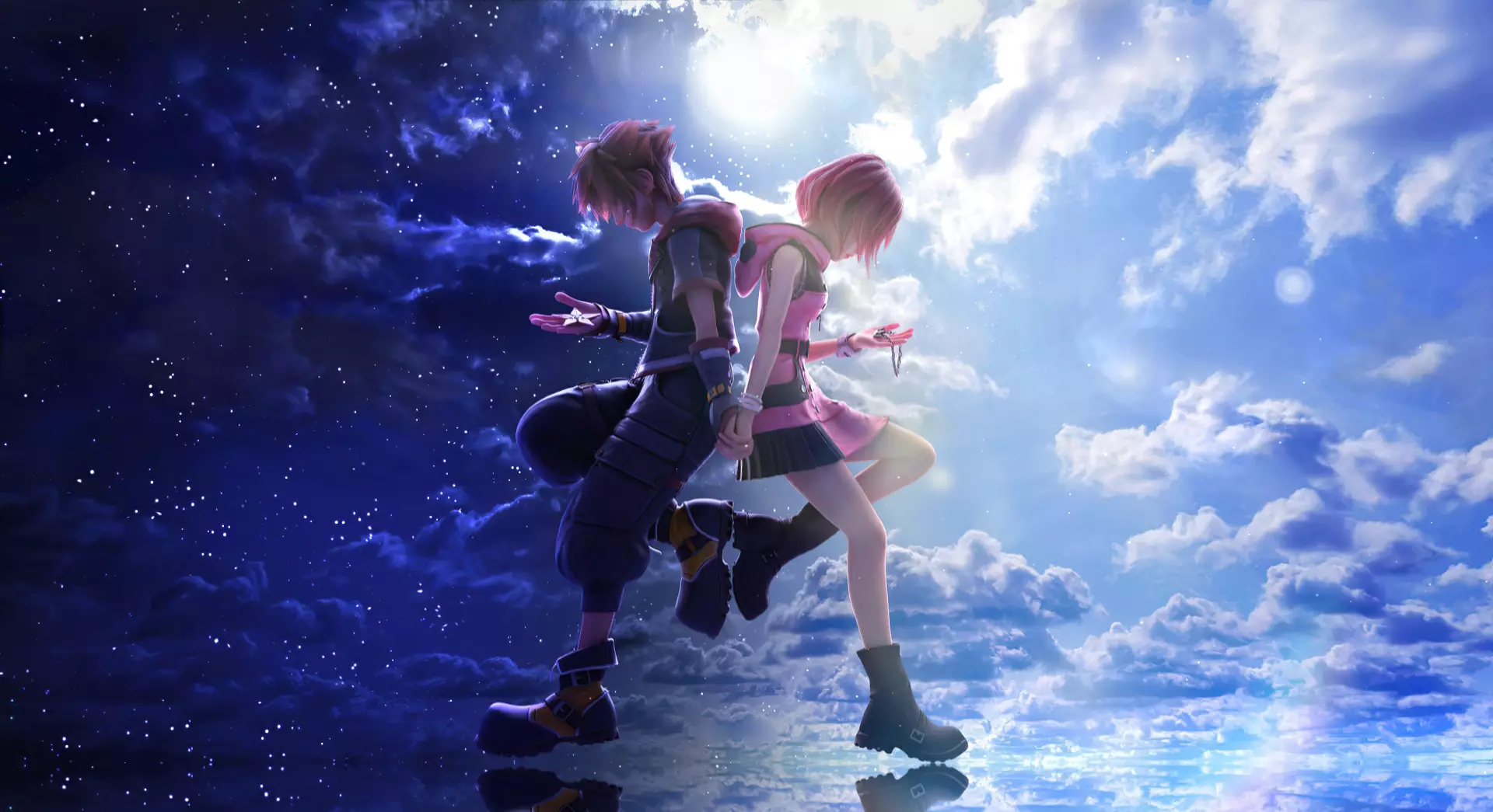 Kingdom Hearts 3 Sora Kairi 4K