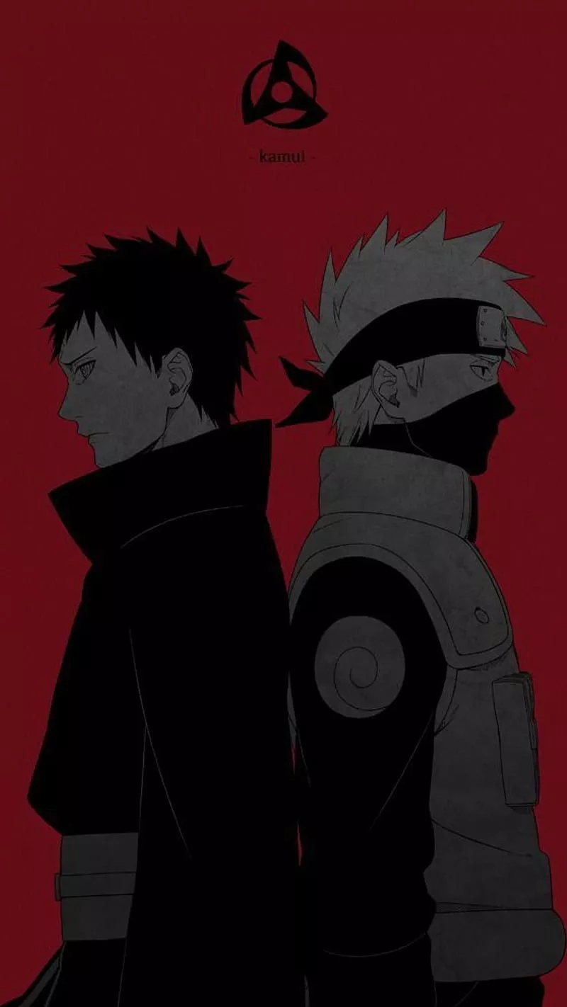 Obito and Kakashi, dark, legends, powers, HD phone wallpaper