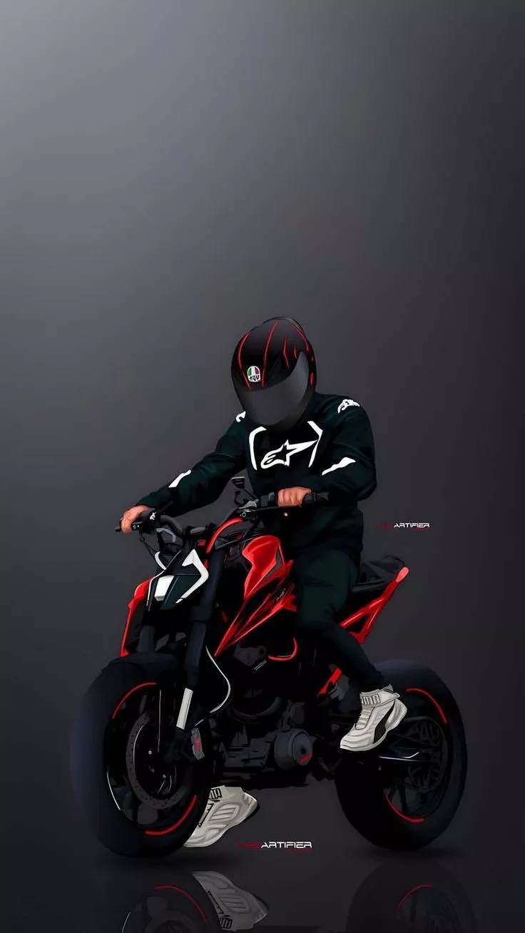KTM Duke Lover iPhone Wallpaper 4K