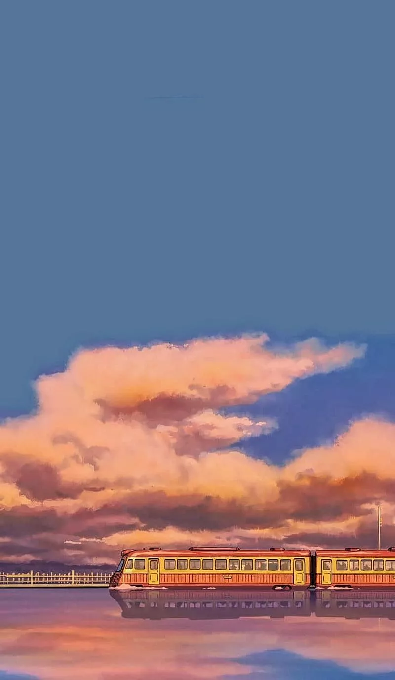 Spirited away, anime, city, japan