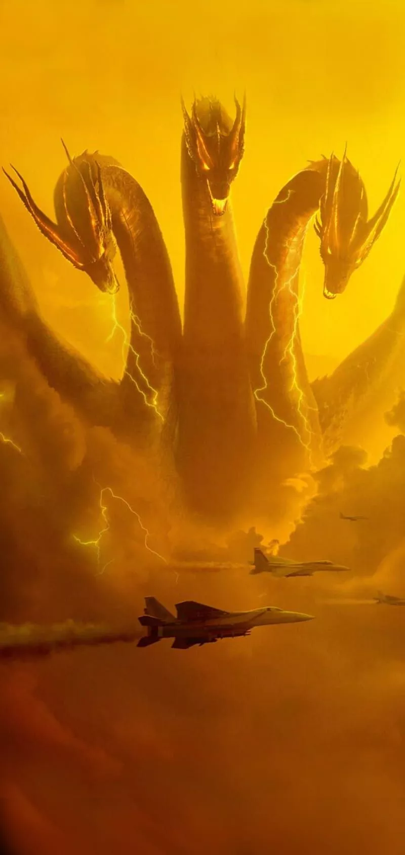 King Ghidorah, fantasy, godzilla golden