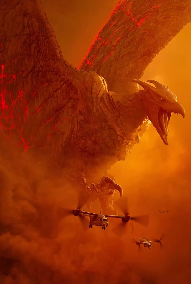 Godzilla, King Ghidorah, Rodan