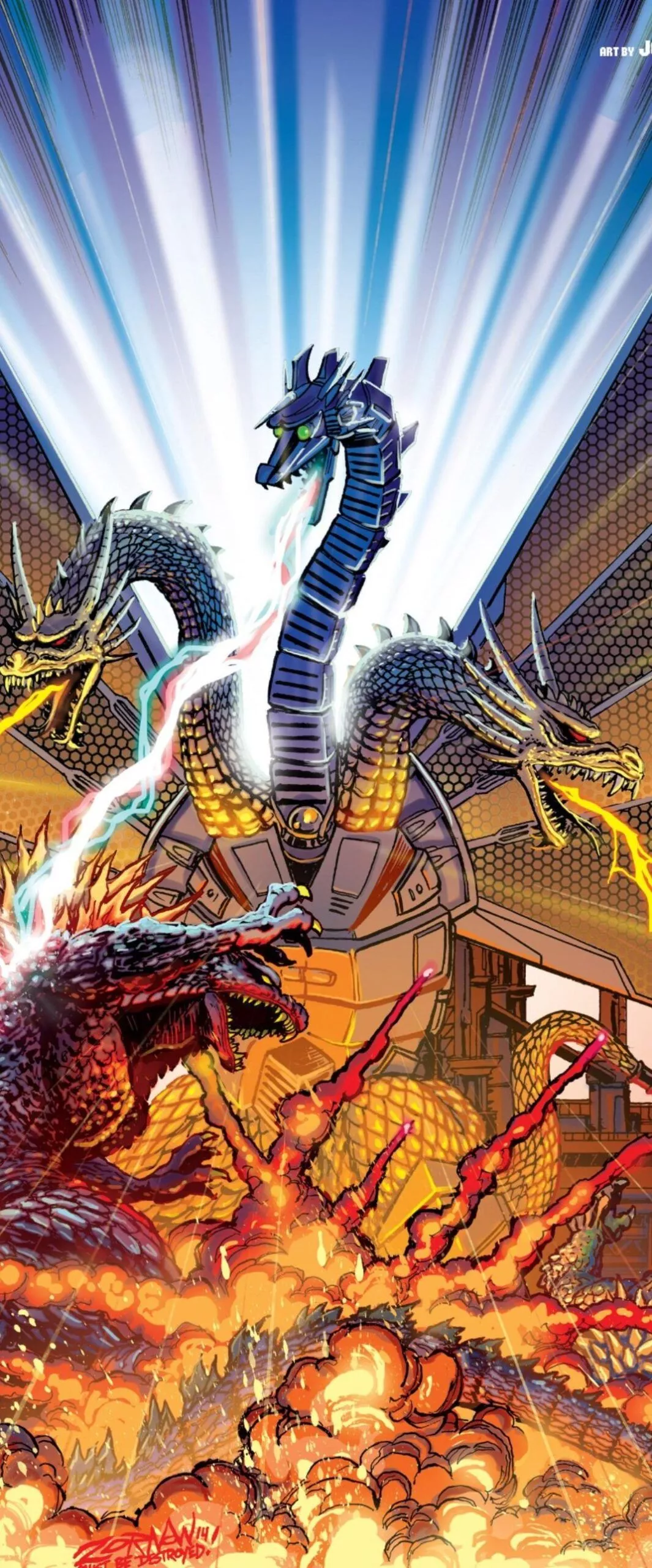 Ghidorah iPhone Wallpaper 4k & HD