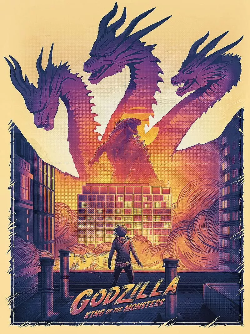 Godzilla, artwork, kaiju, fan art