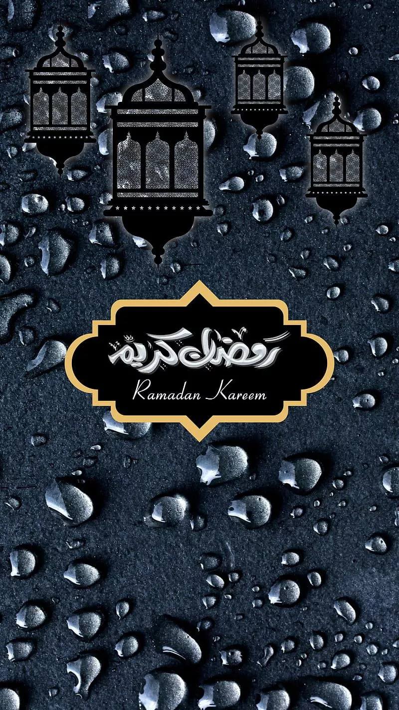 Ramadan kareem, black, iphone, note