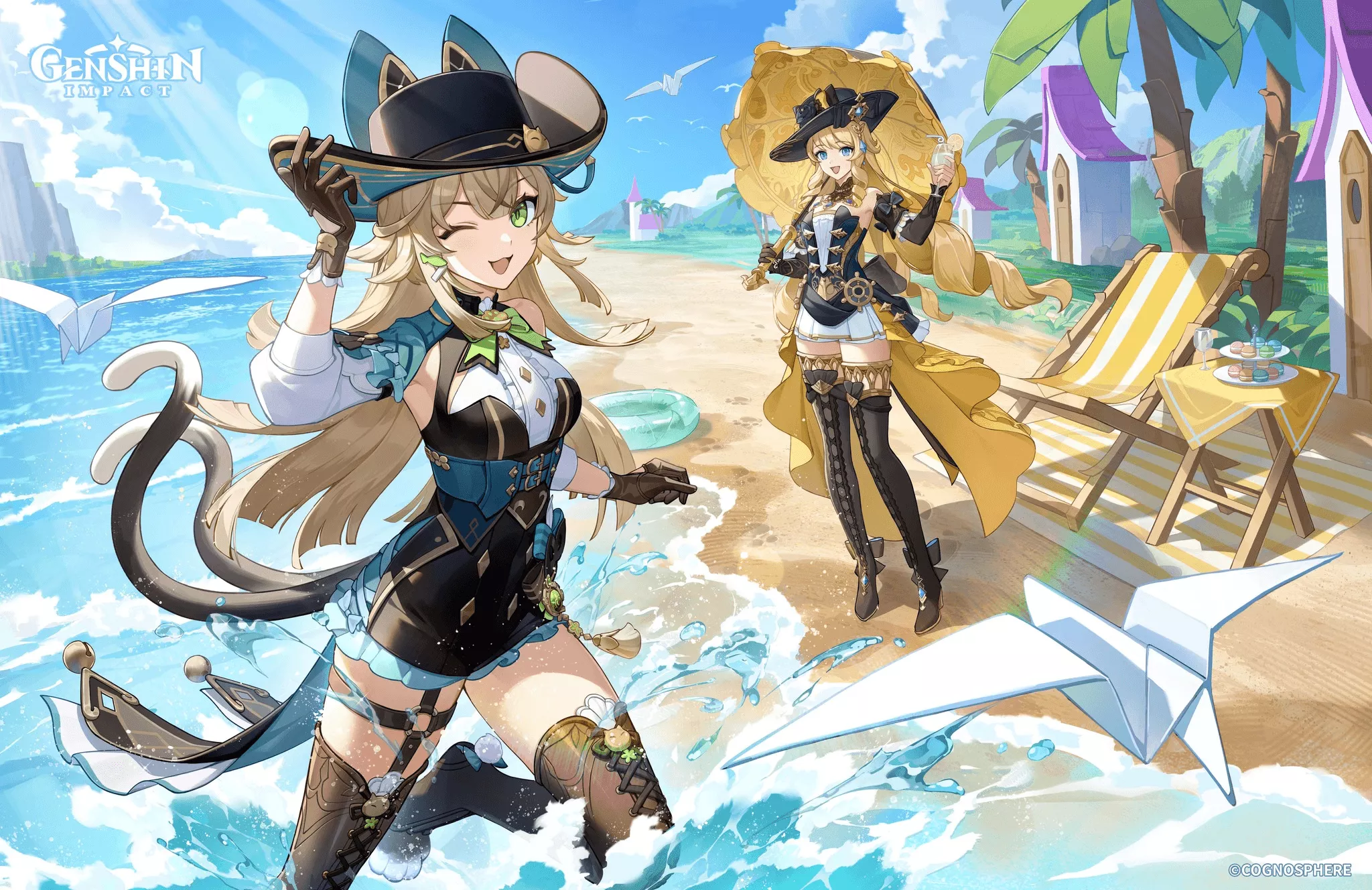 FOR DOWNLOAD Genshin Impact Version 4.8 Summer Fairytale Wallpaper Genshin Impact