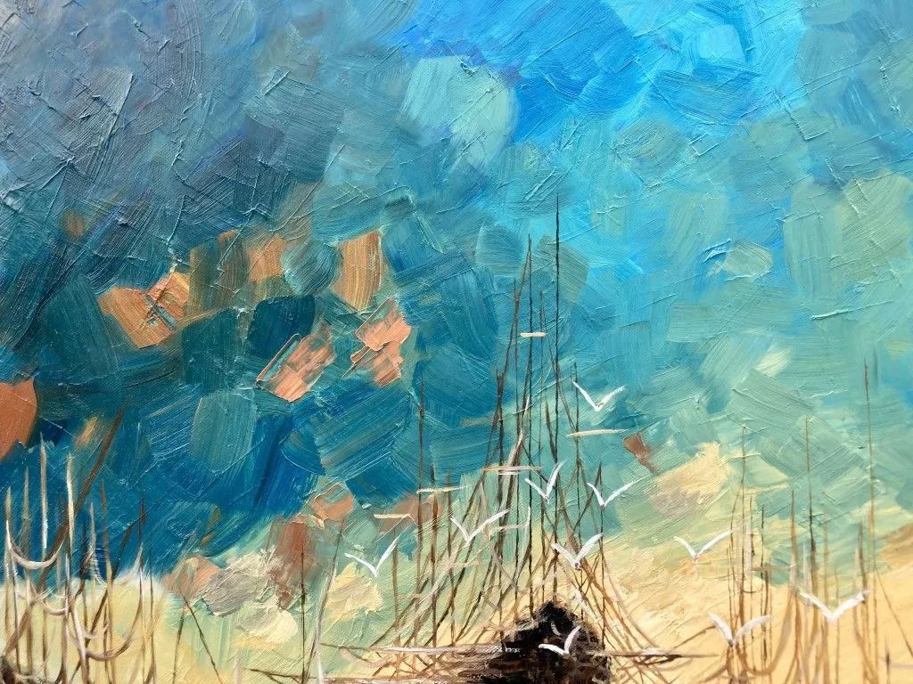 Original Abstract Oil Painting