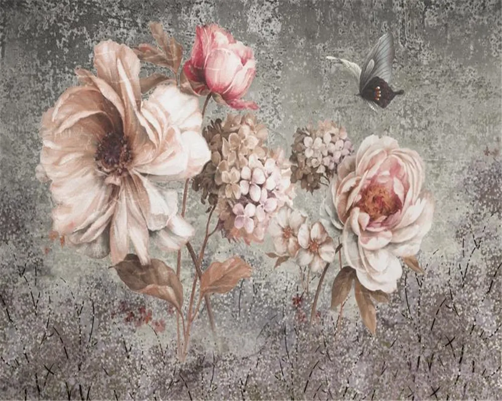 Romantic Floral 3D Asian Paints