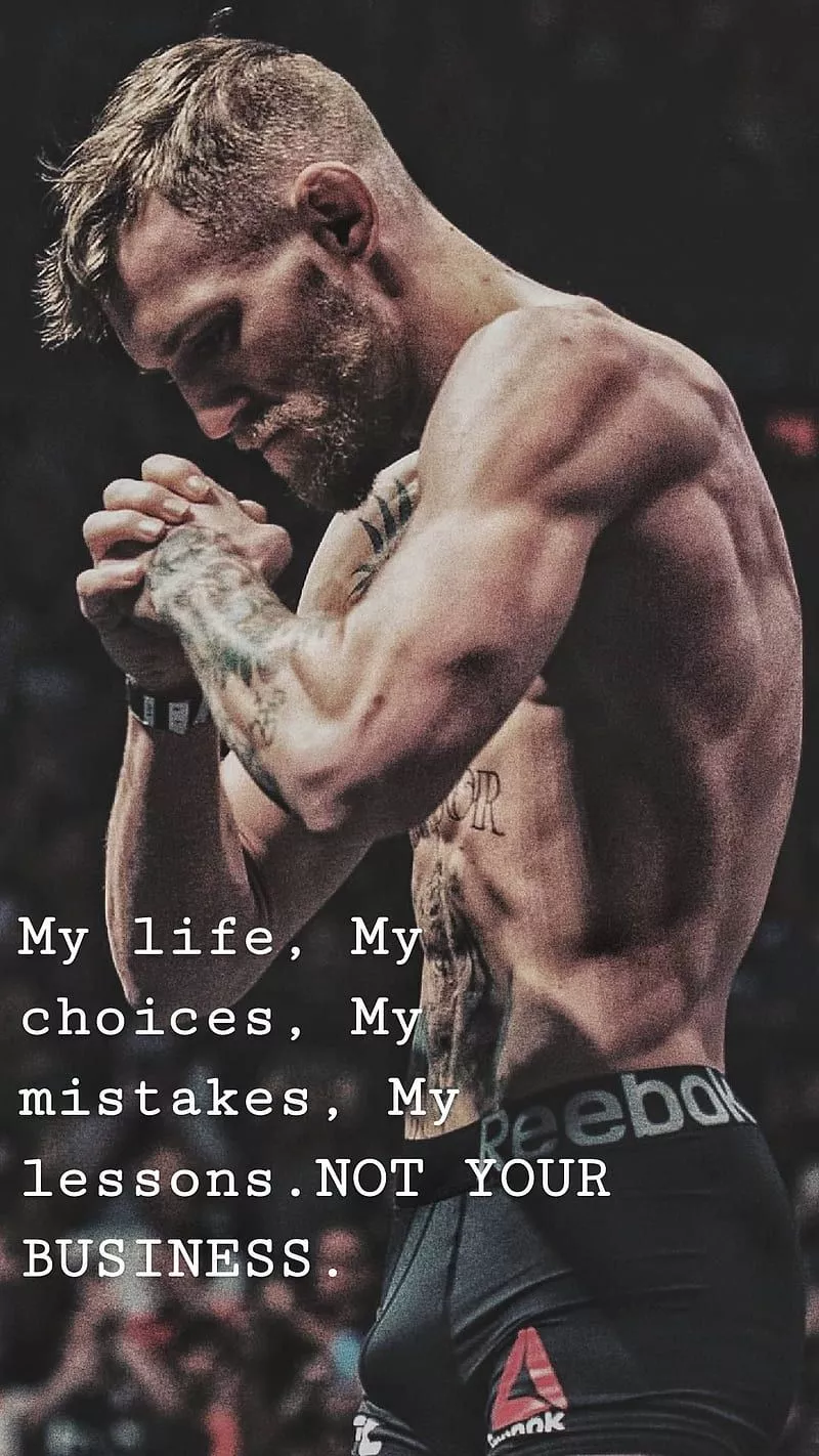 HD conor mcgregor quote wallpaper