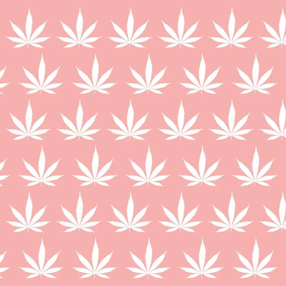 pretty cute girly pattern of weed
