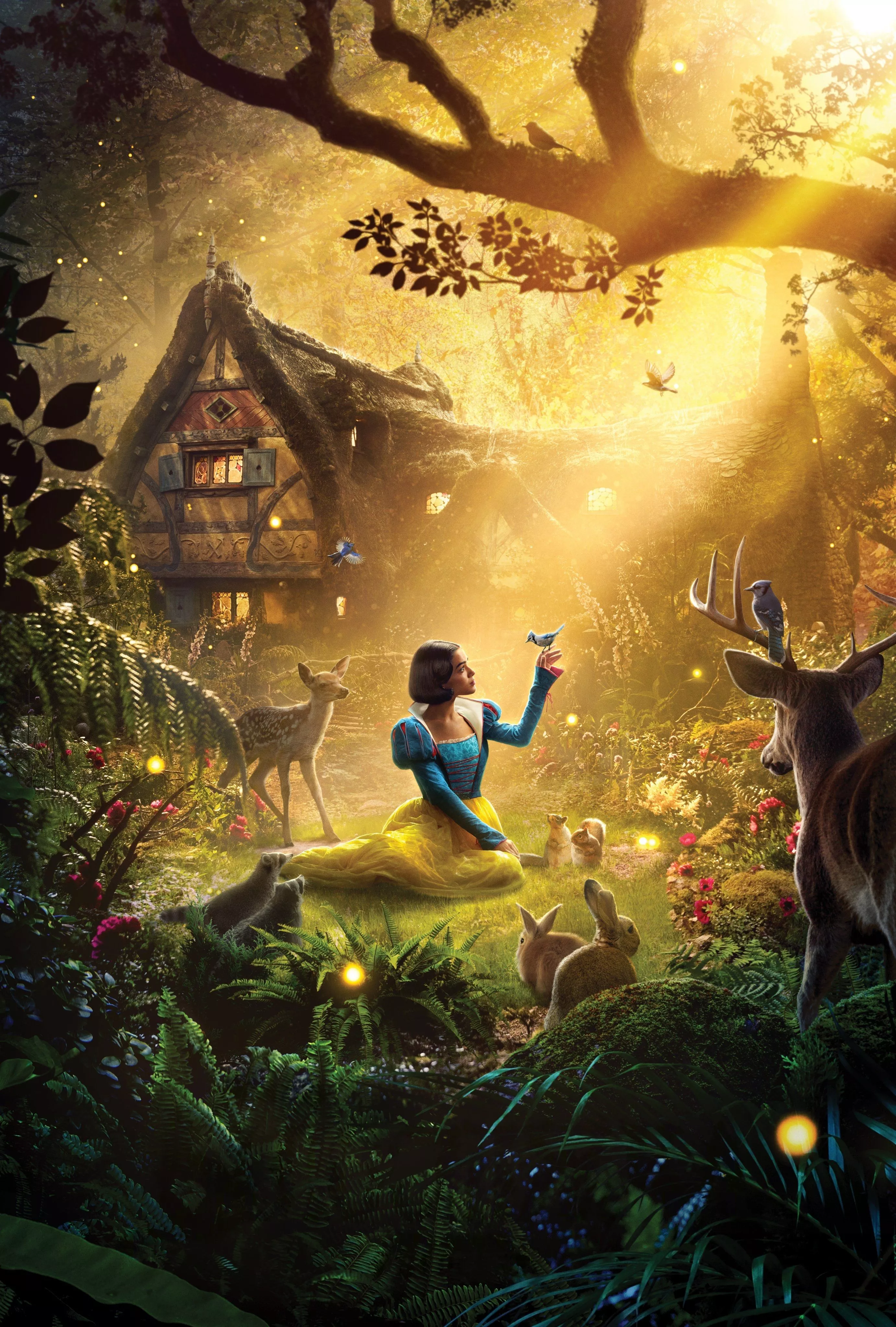 Snow White Movie 2025 Key Art Wallpaper