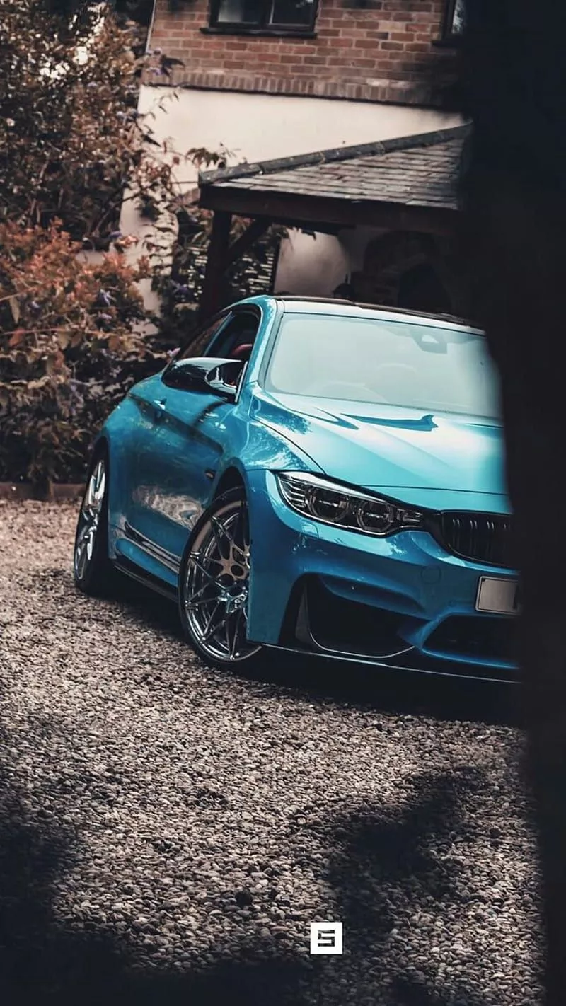 BMW M4, blue, car, coupe, f82 tuning