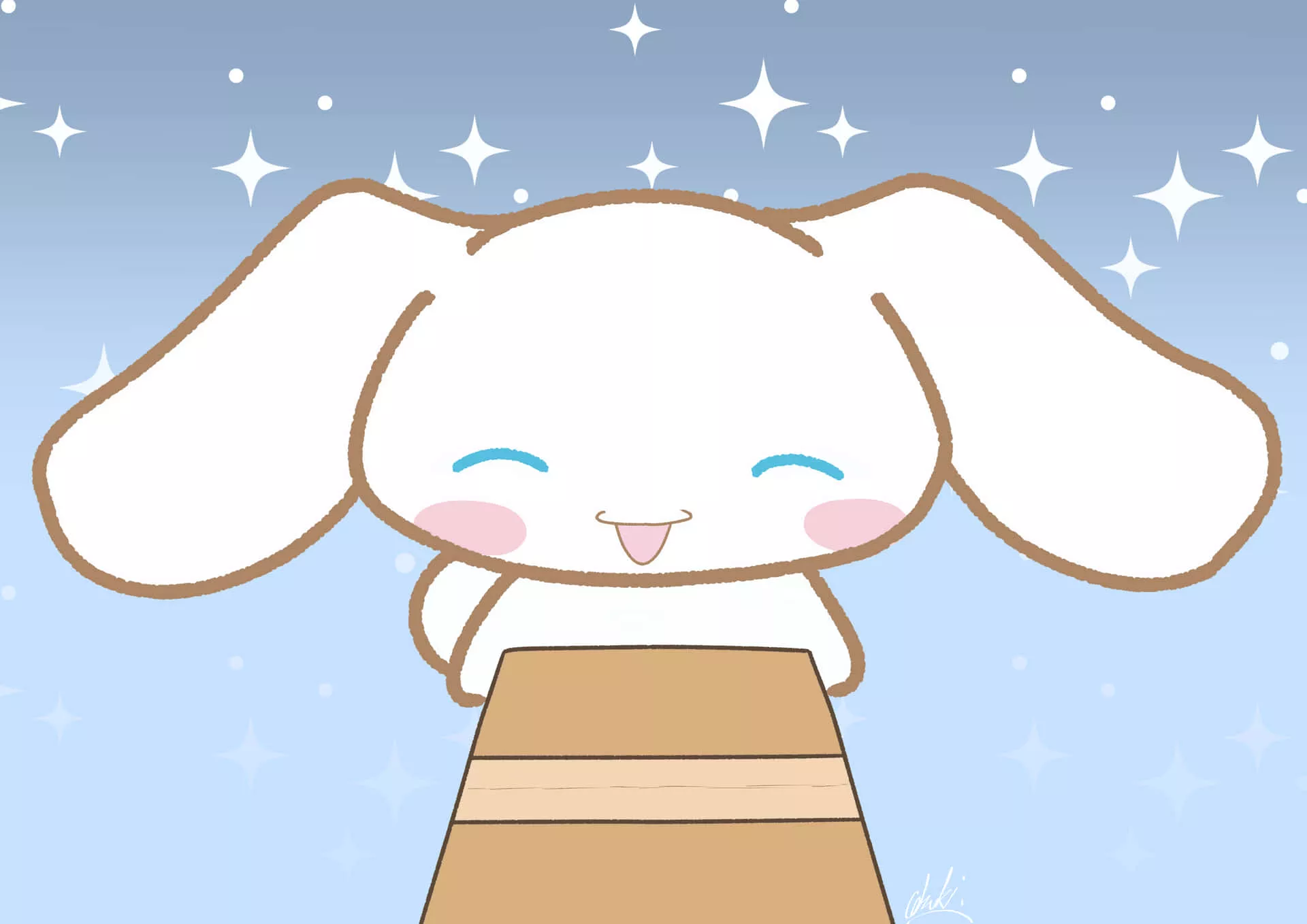 Adorable Cinnamoroll Desktops Wallpaper