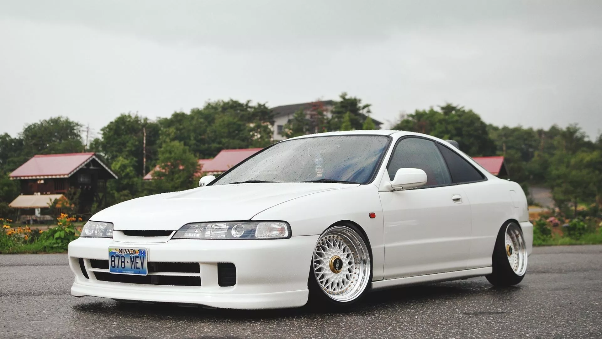Wallpaper Machine, Tuning, White, Honda