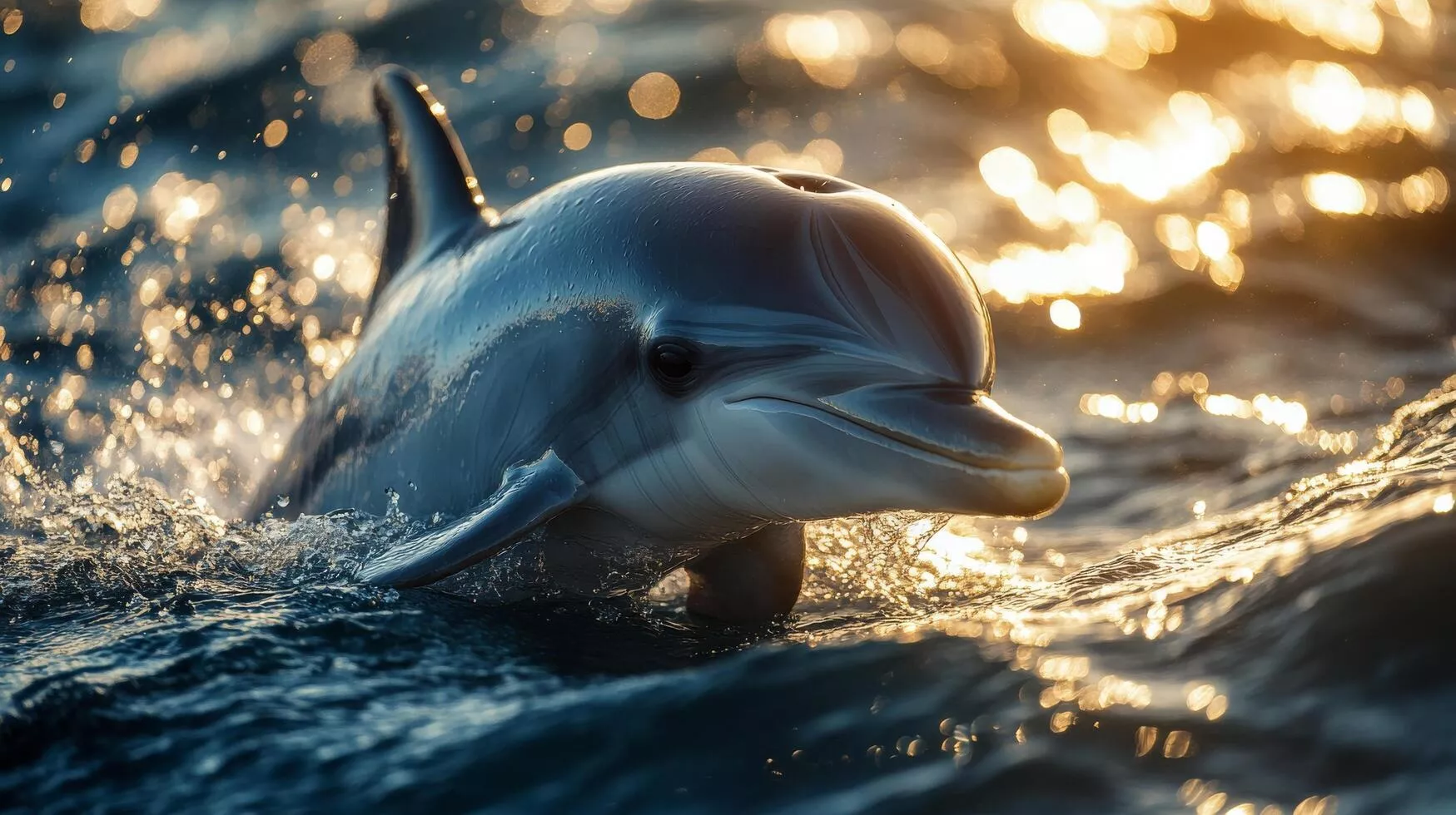 Ocean Dolphin Image