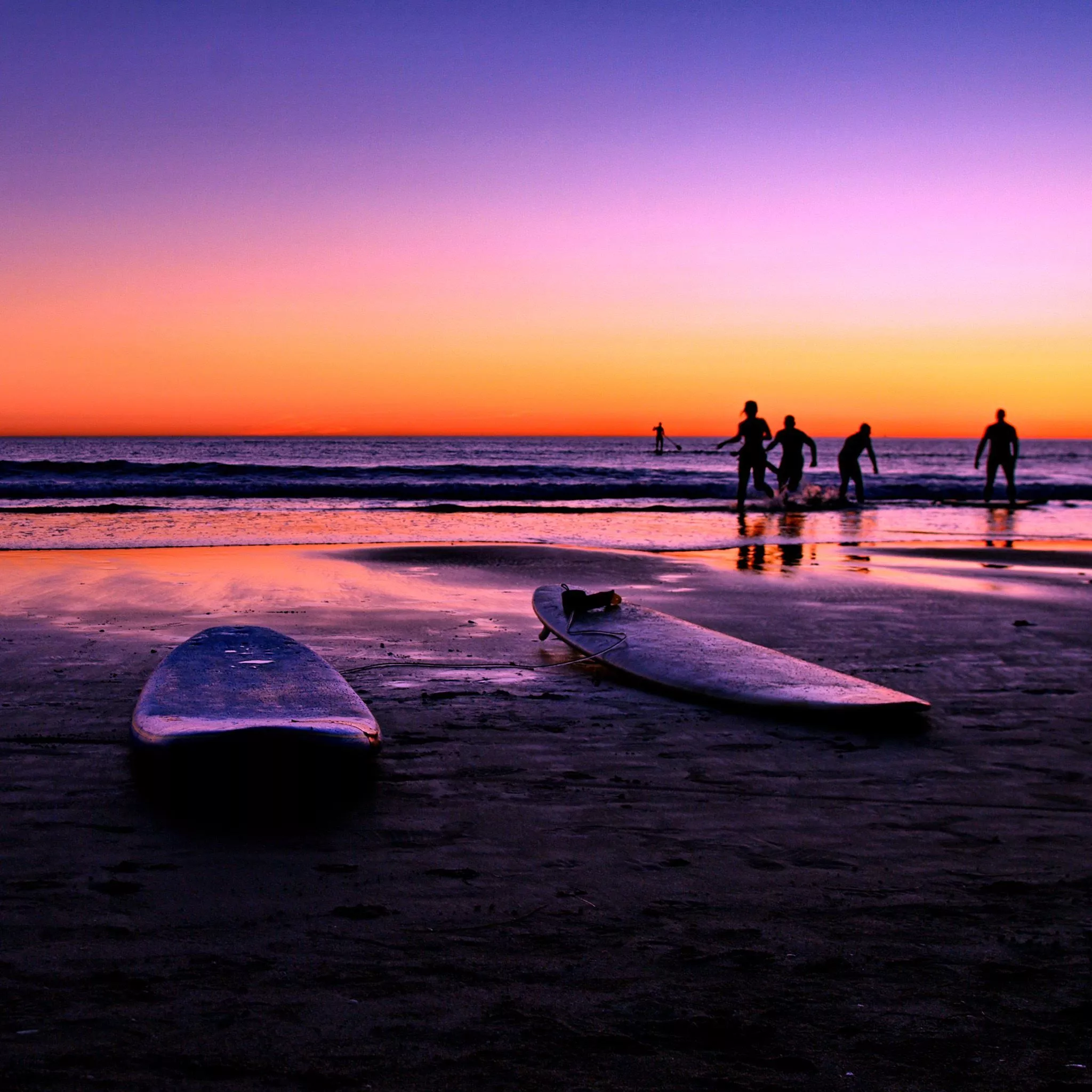 Surfers Beach Sunset iPad Air