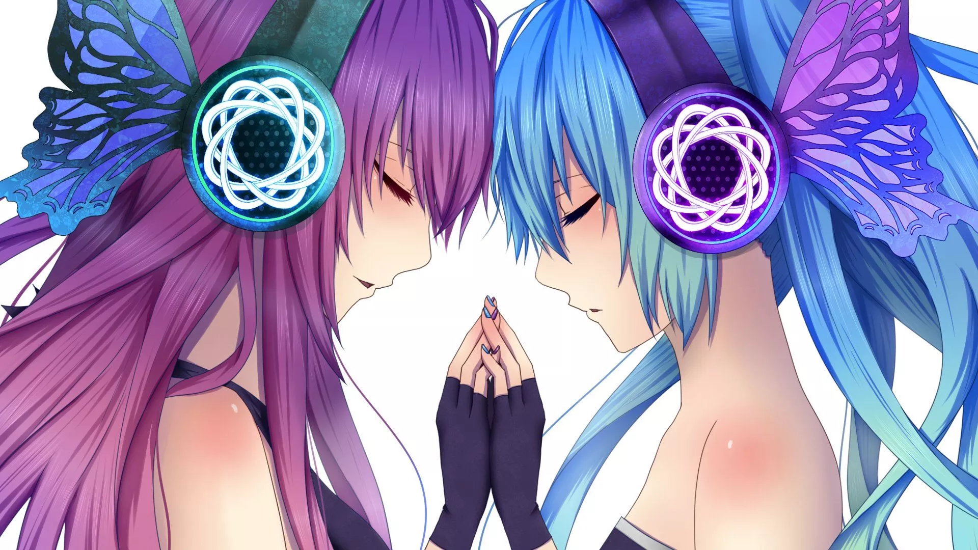 Magnet Vocaloid Luka & Miku HD Wallpaper