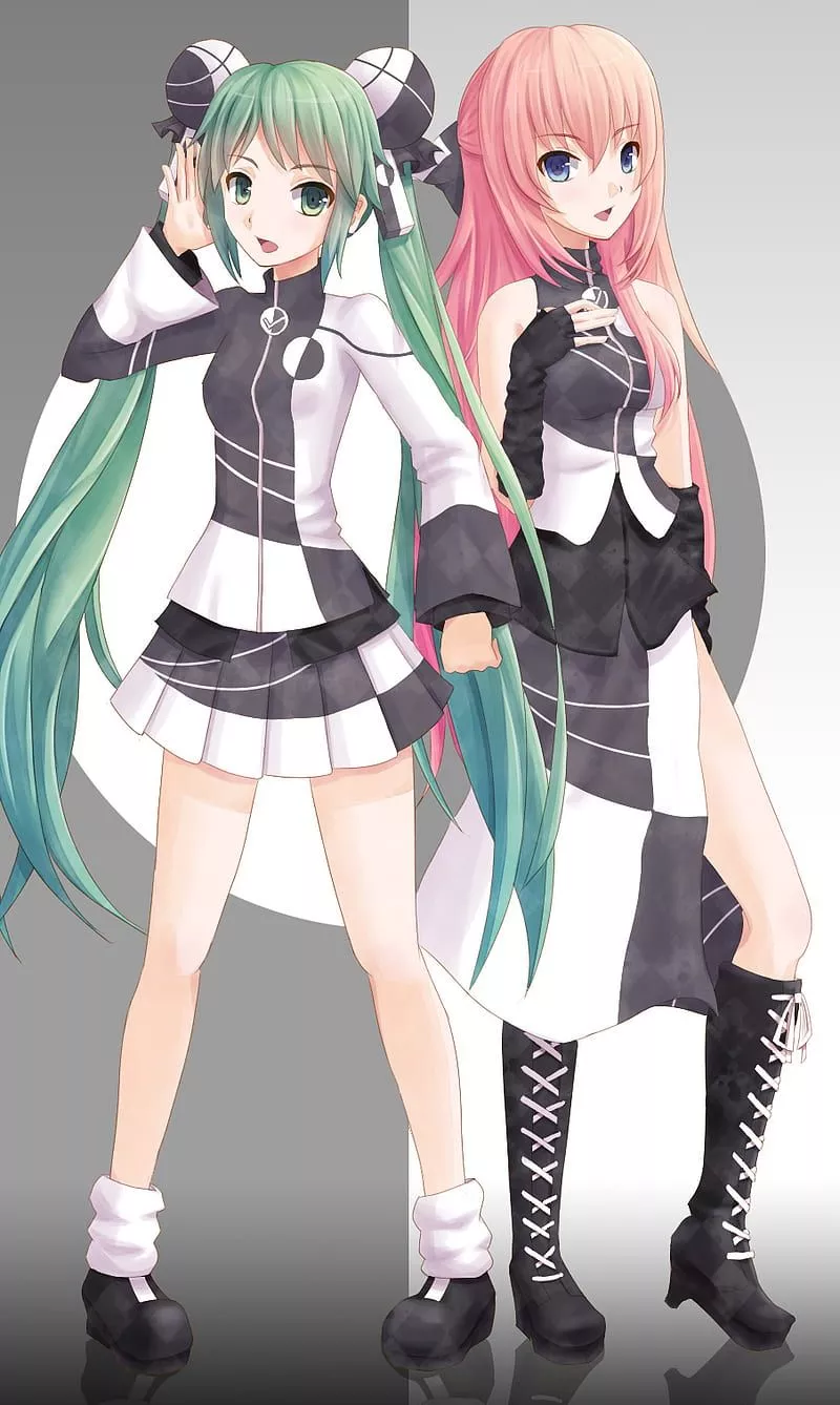 Iku And Luka, hatsune, megurine, miku
