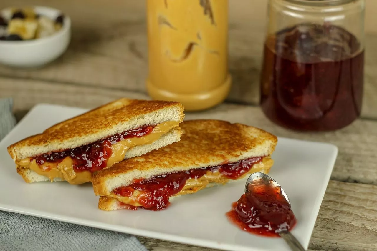 Free Peanut Butter Jelly Sandwich &
